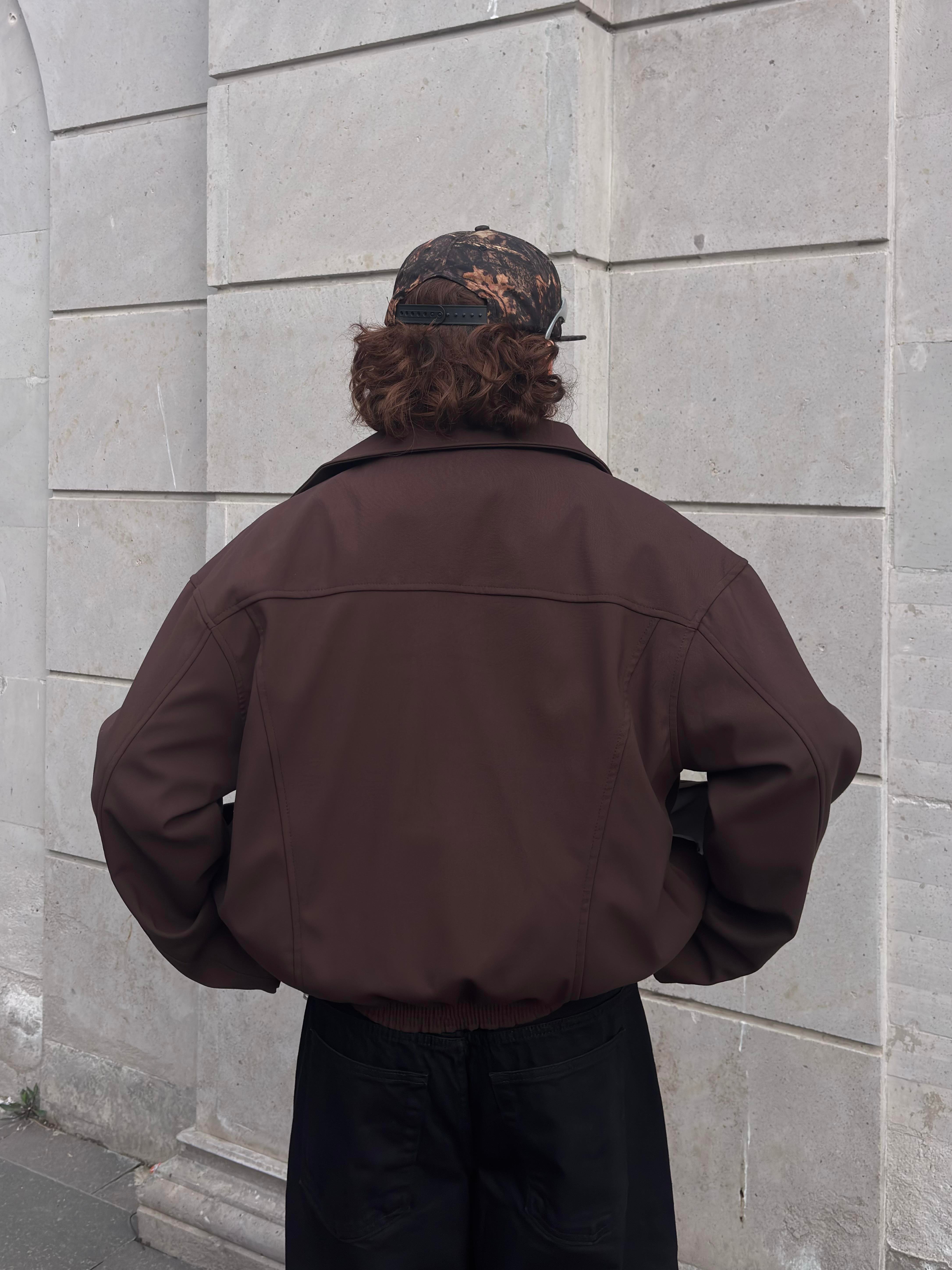 Premium  Hidden Zipper Bomber Jacket