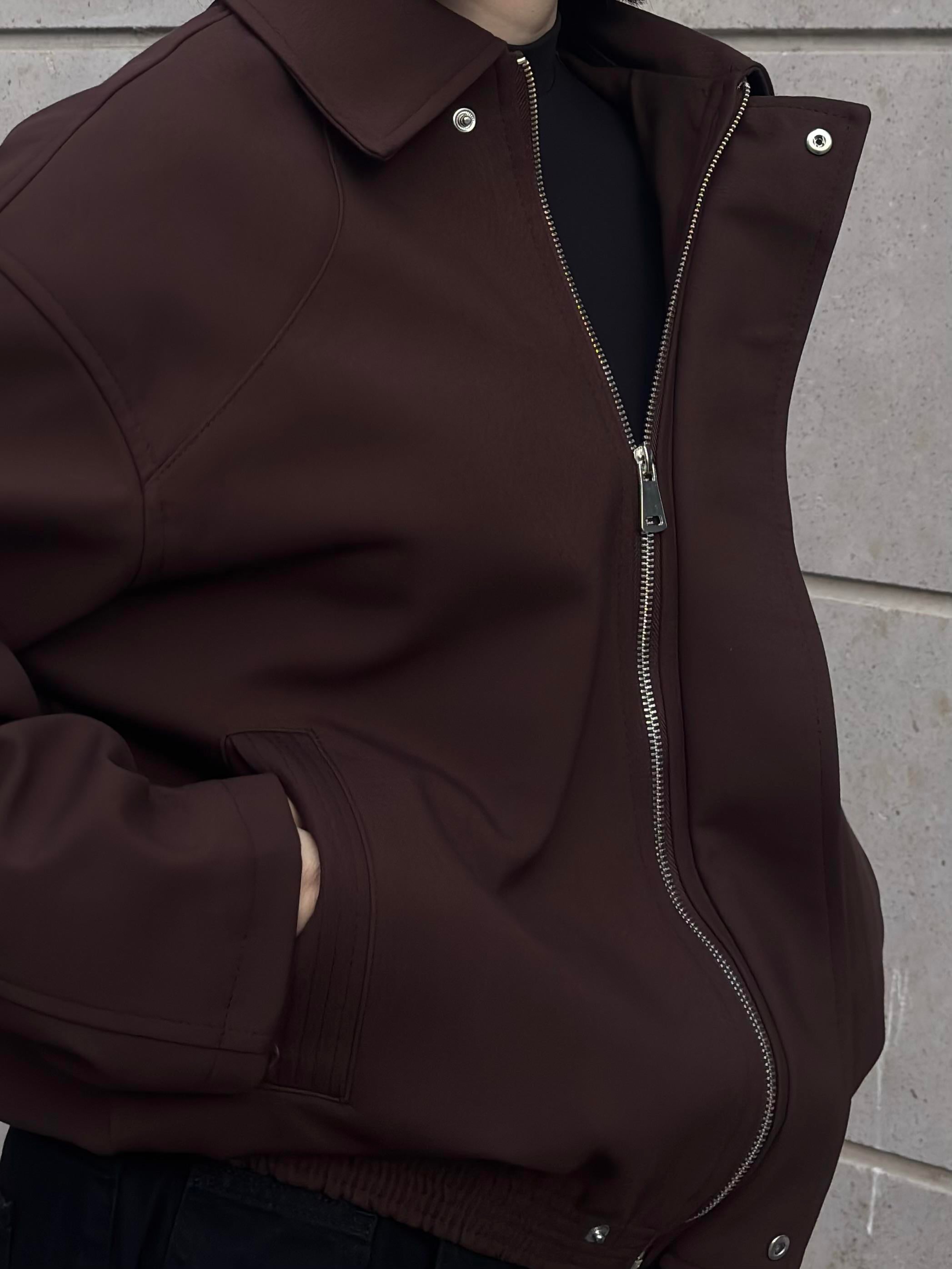 Premium  Hidden Zipper Bomber Jacket