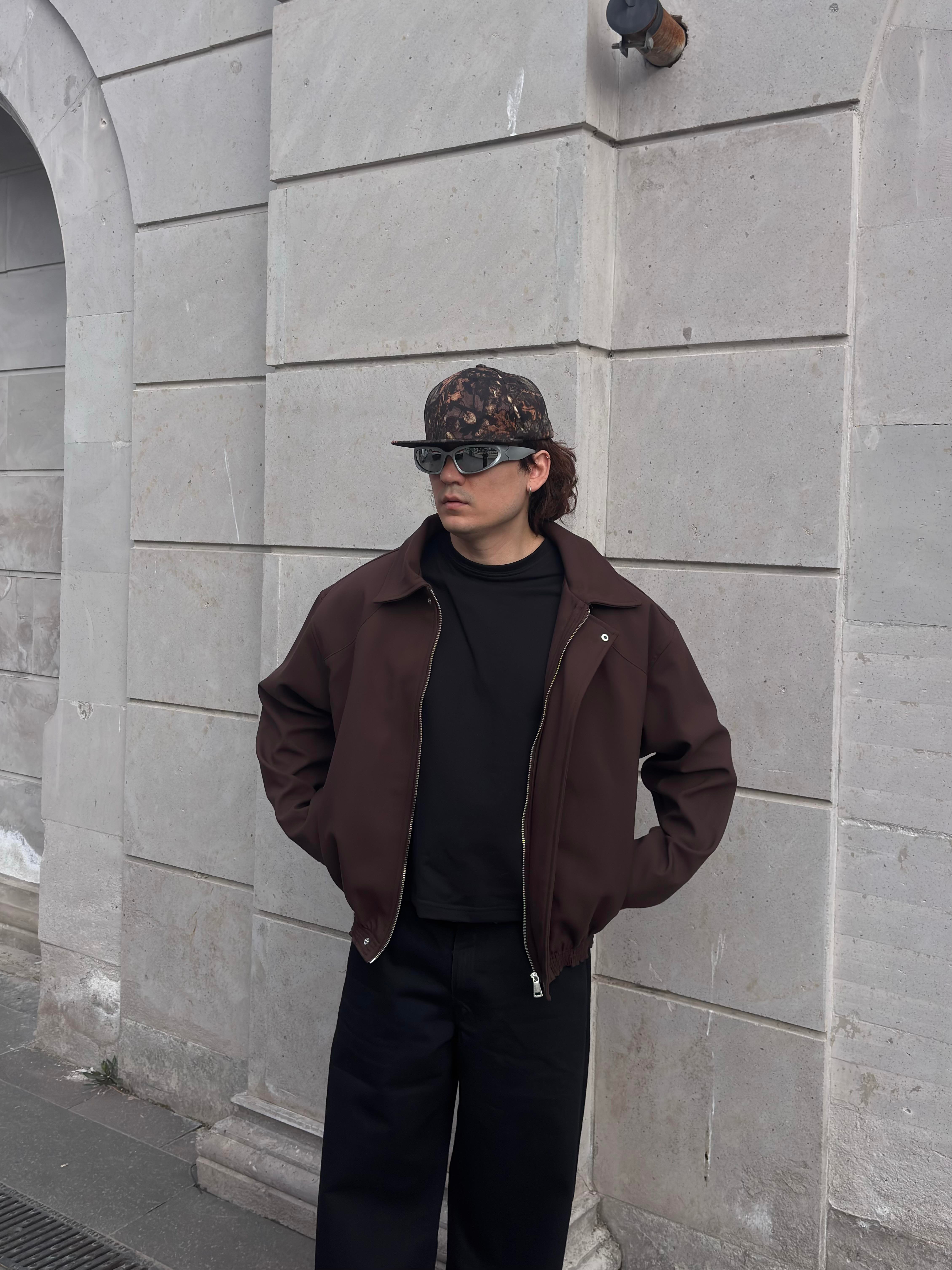 Premium  Hidden Zipper Bomber Jacket
