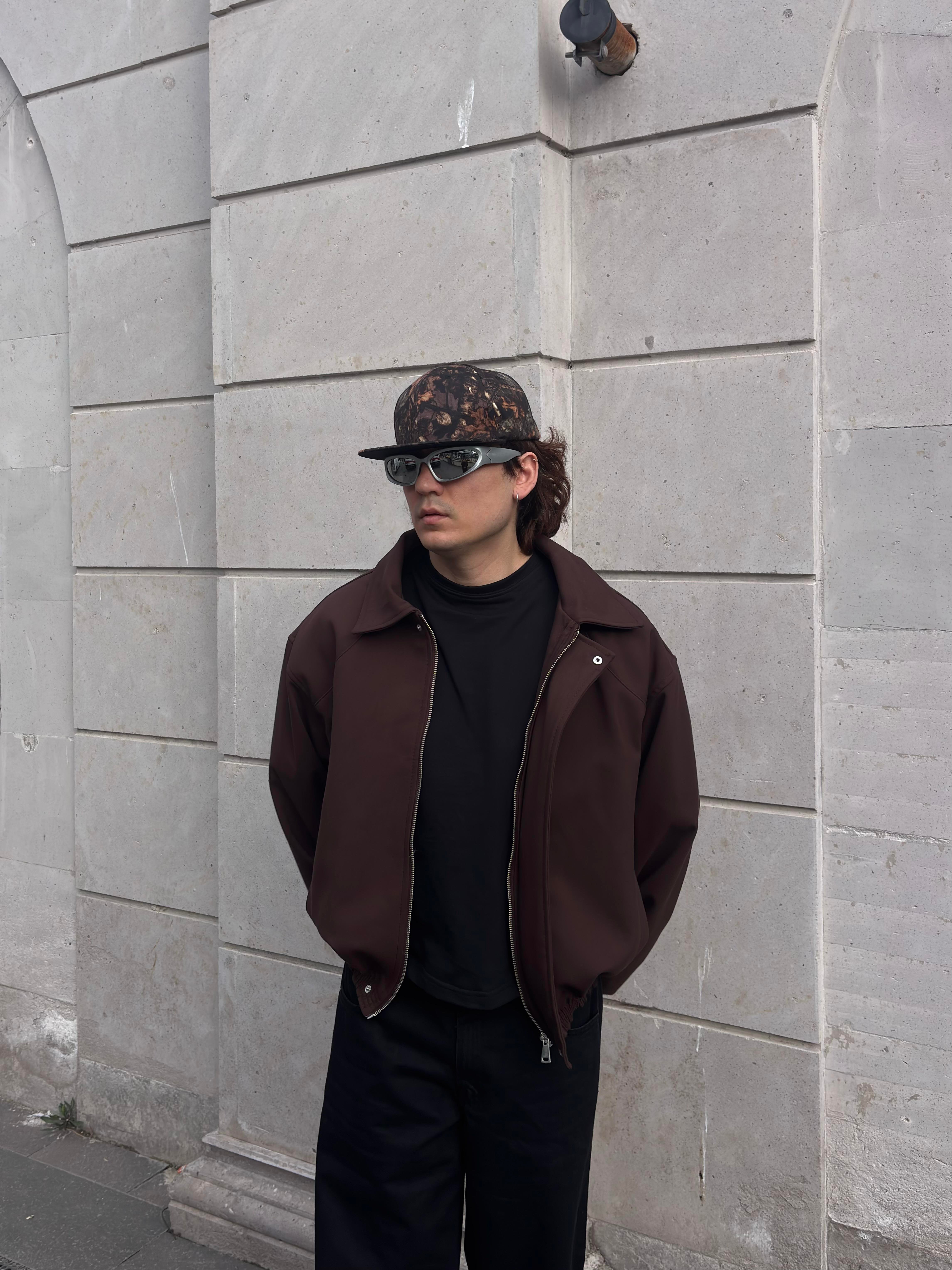 Premium  Hidden Zipper Bomber Jacket