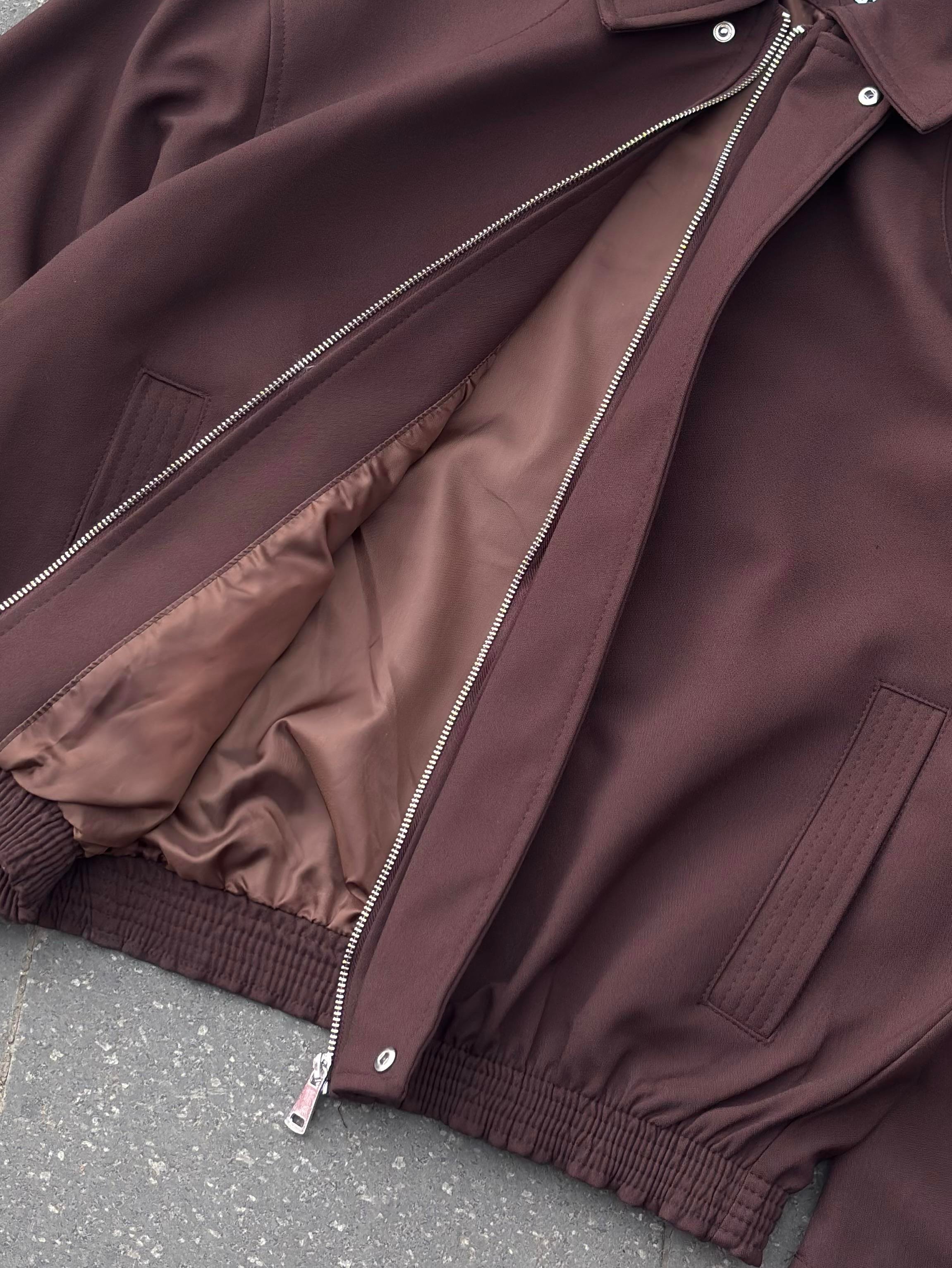 Premium  Hidden Zipper Bomber Jacket