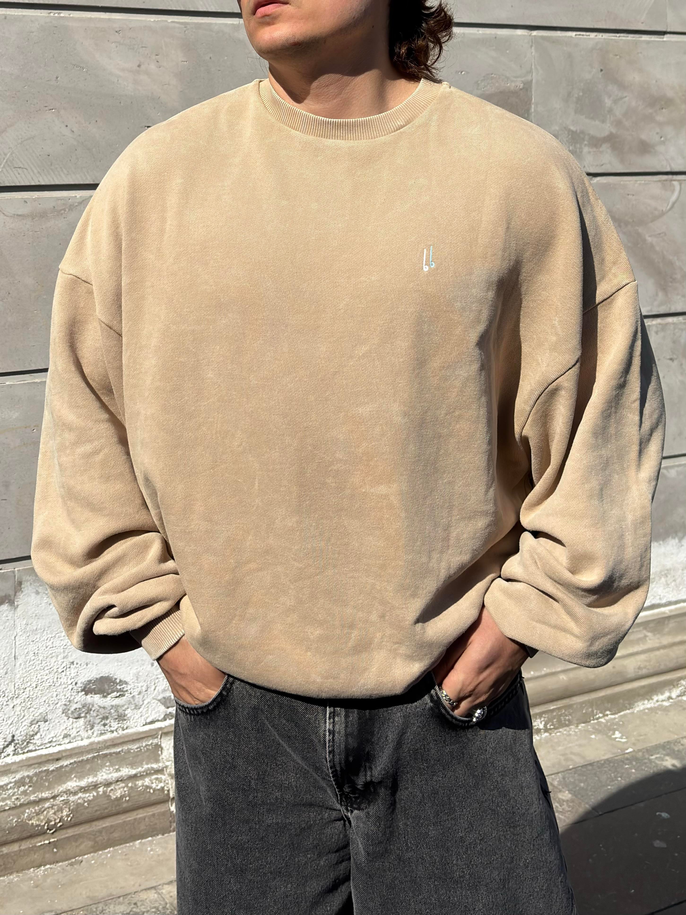 Premium Hydra Nakışlı Form Extreme Oversize Sweat