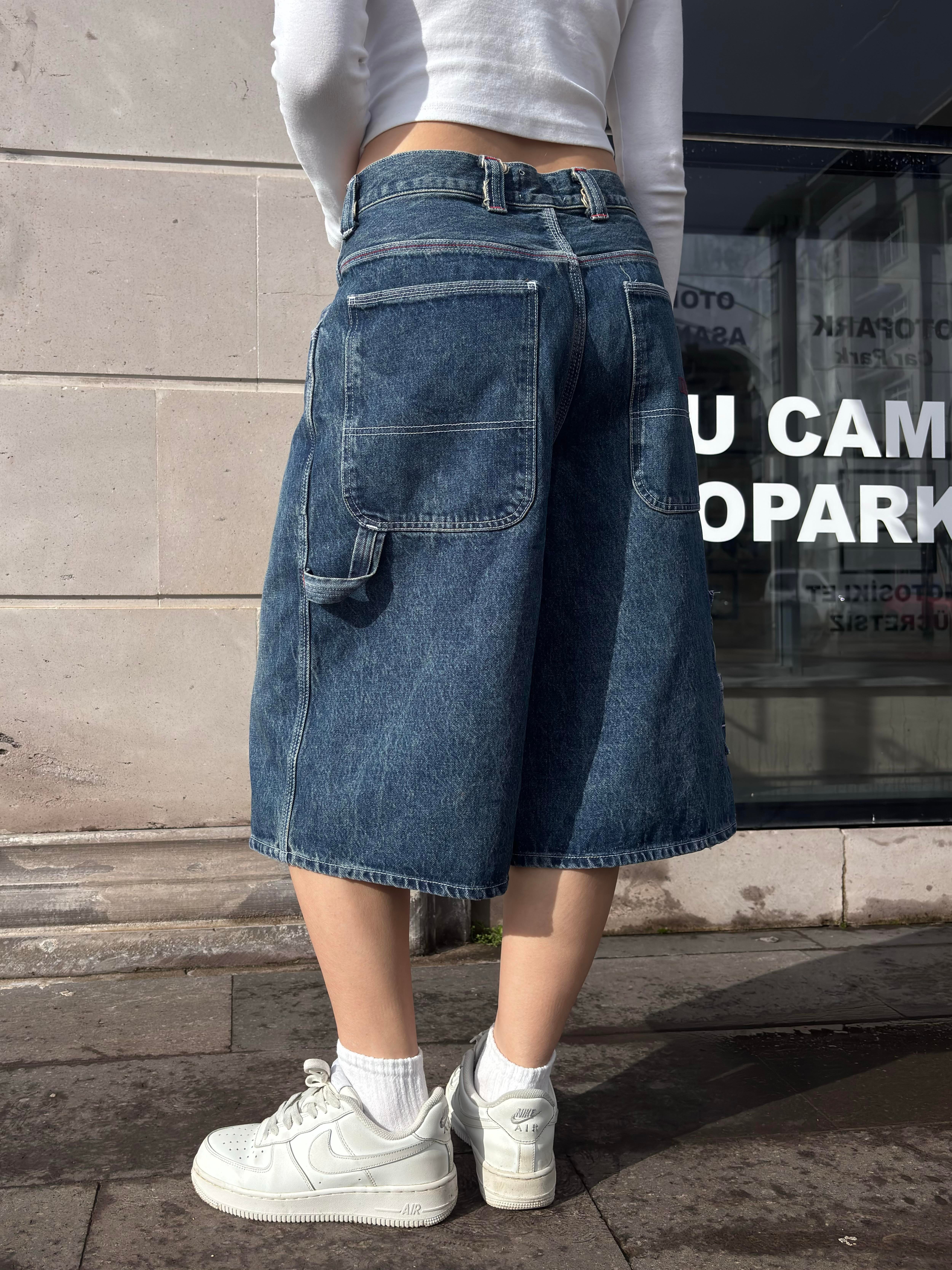 Premium İndigo Skate Denim Jorts