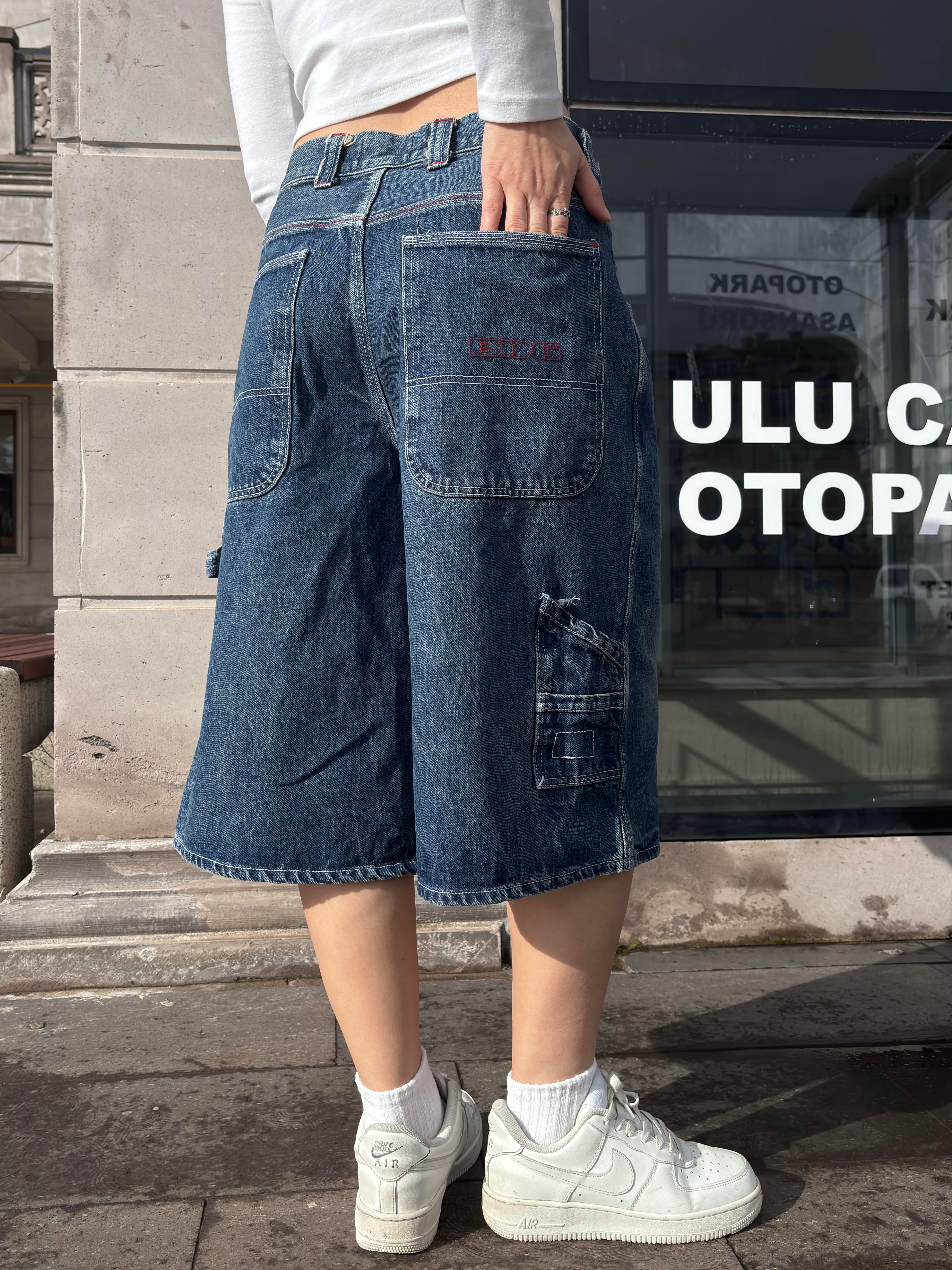 Premium İndigo Skate Denim Jorts