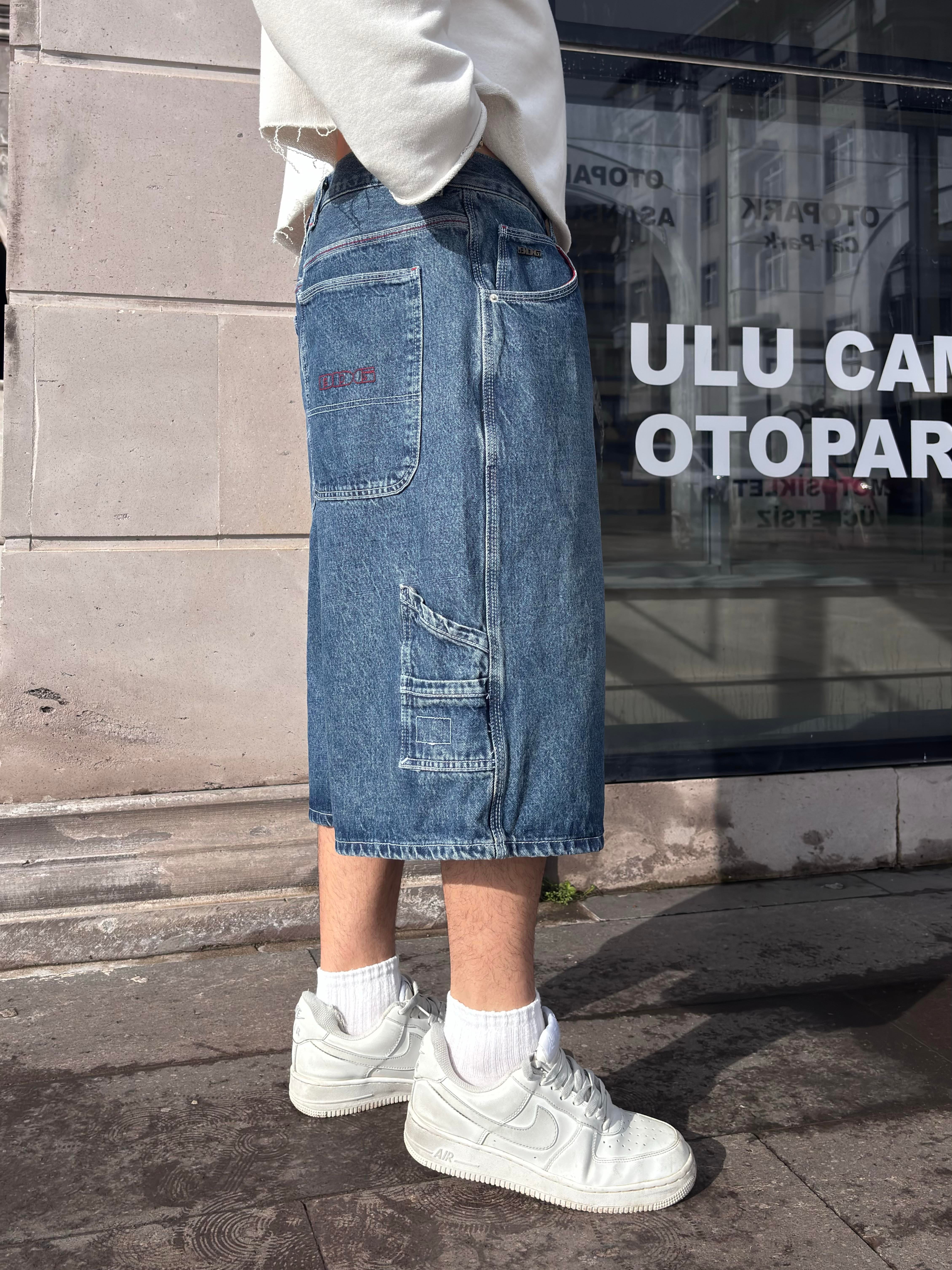 Premium İndigo Skate Denim Jorts
