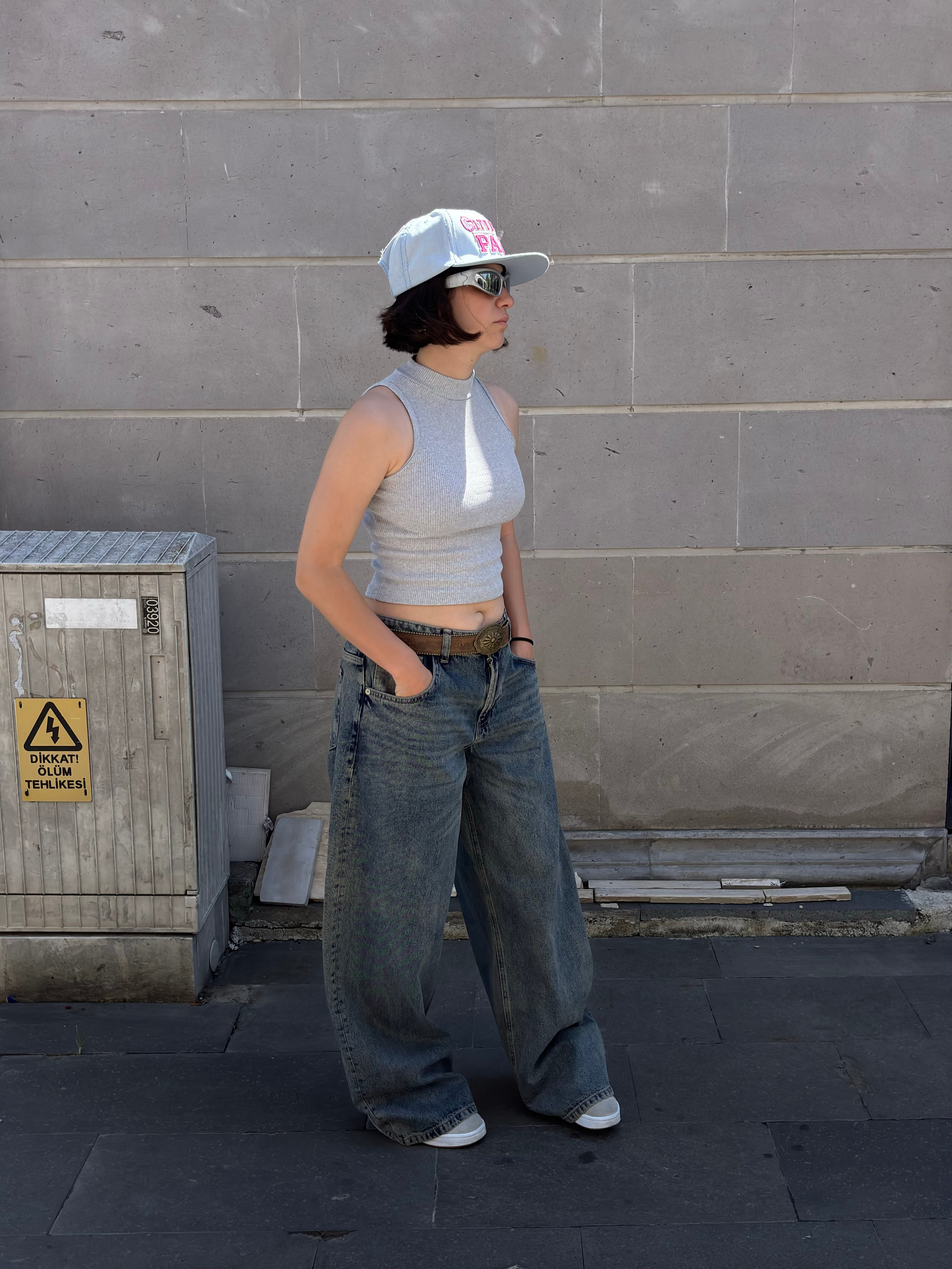 Premium Iron-Mist  Eskitmeli Ultra Baggy Jean