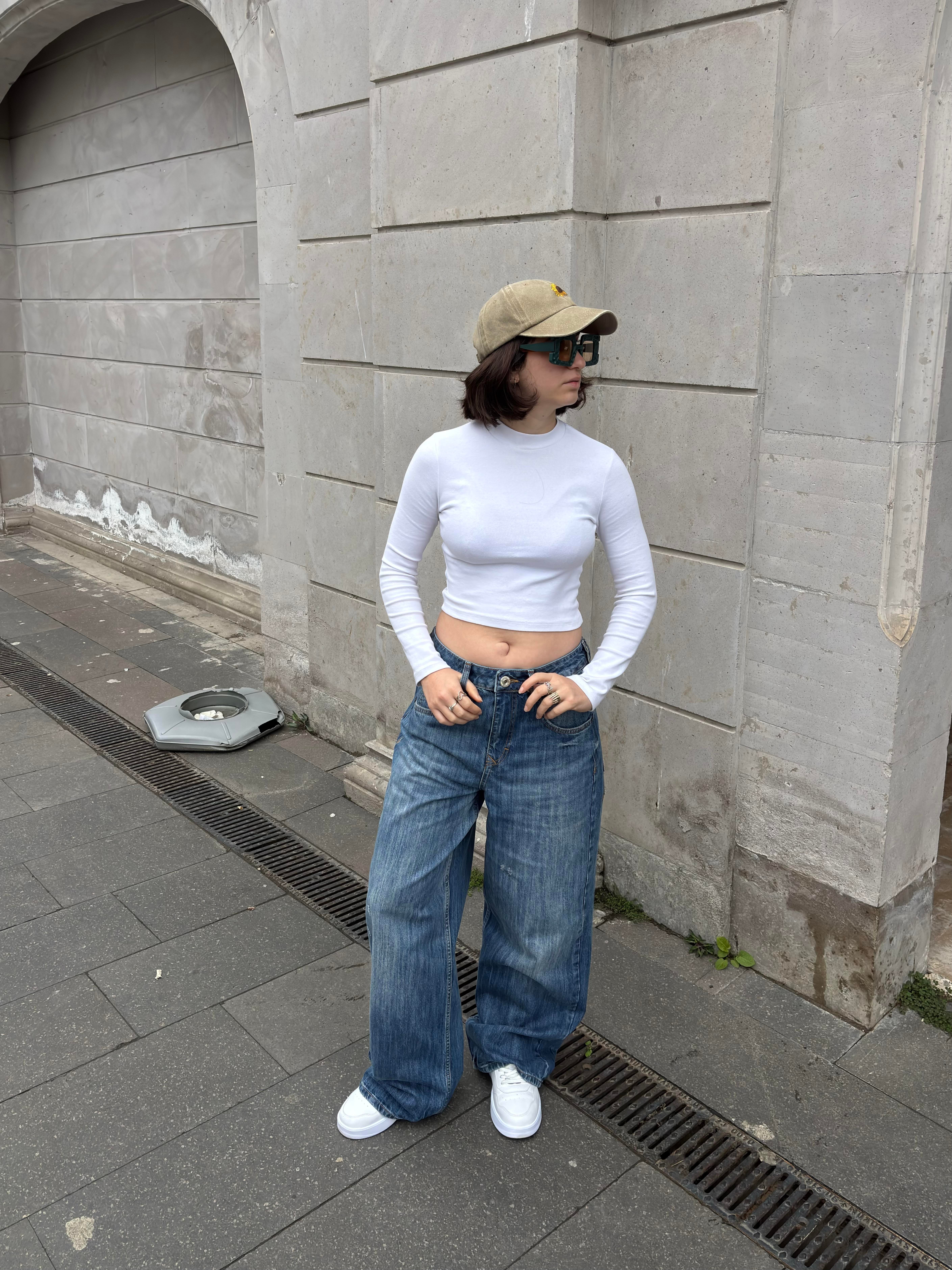 Premium Jaya Back Graphic Baggy Jean