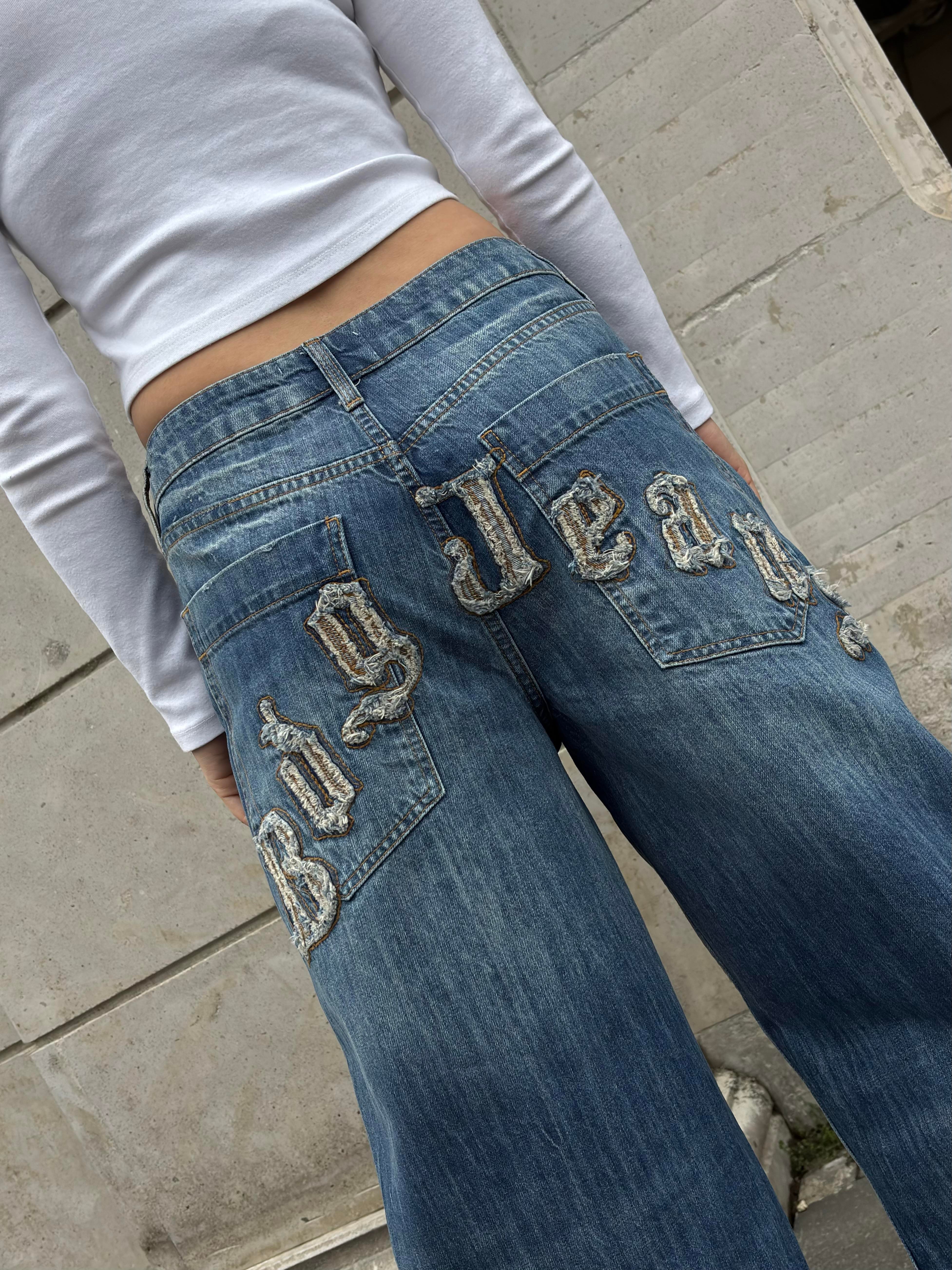 Premium Jaya Back Graphic Baggy Jean