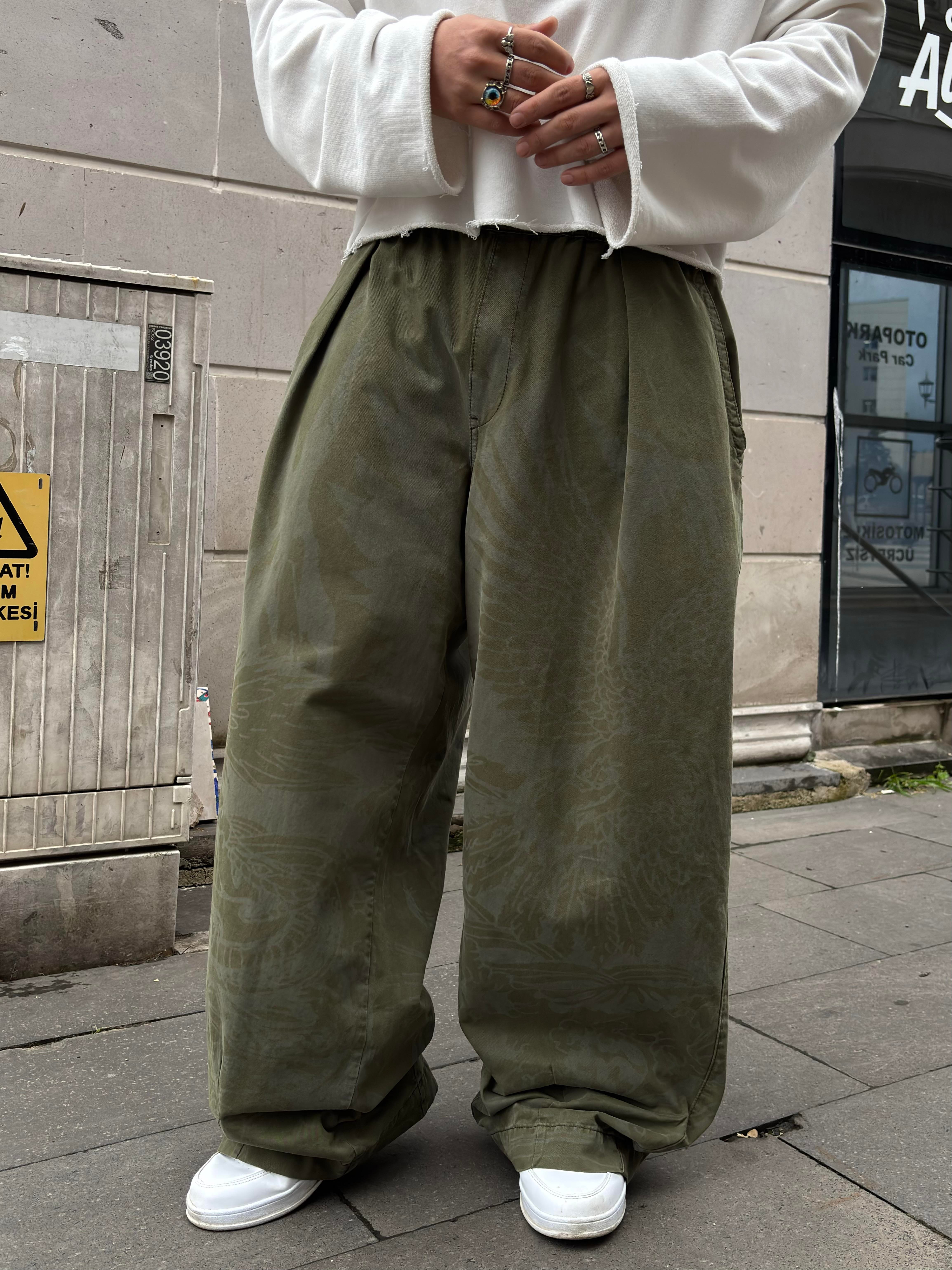 Premium Khaki Bobbi Eagle Cocoon Pant