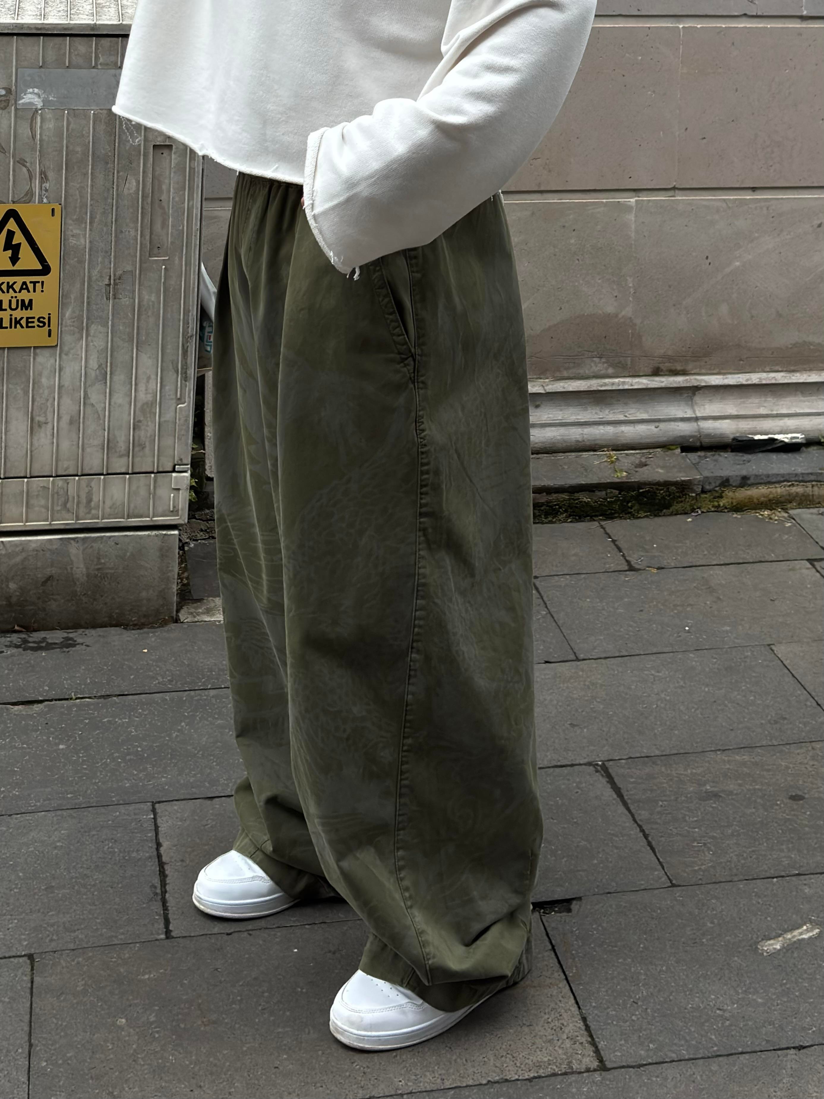 Premium Khaki Bobbi Eagle Cocoon Pant