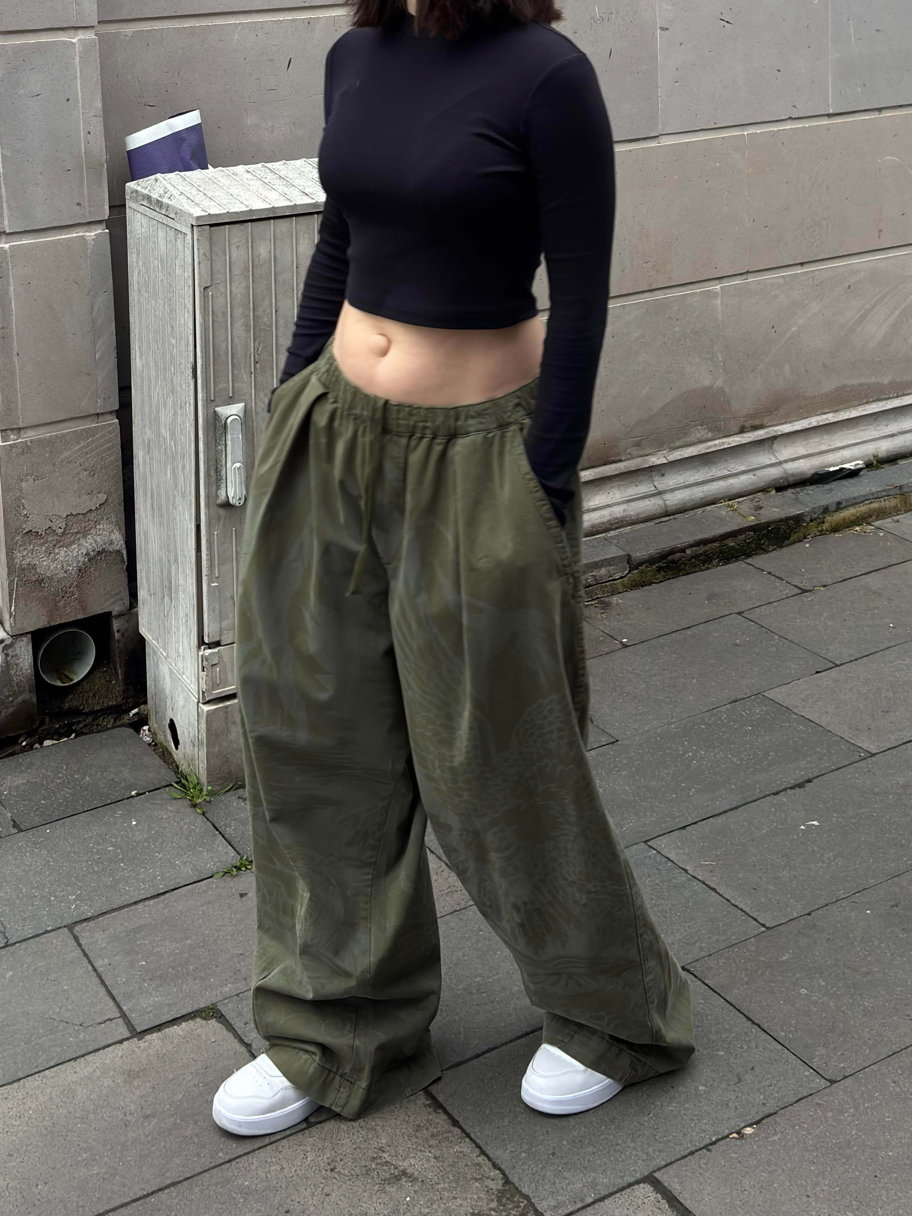 Premium Khaki Bobbi Eagle Cocoon Pant