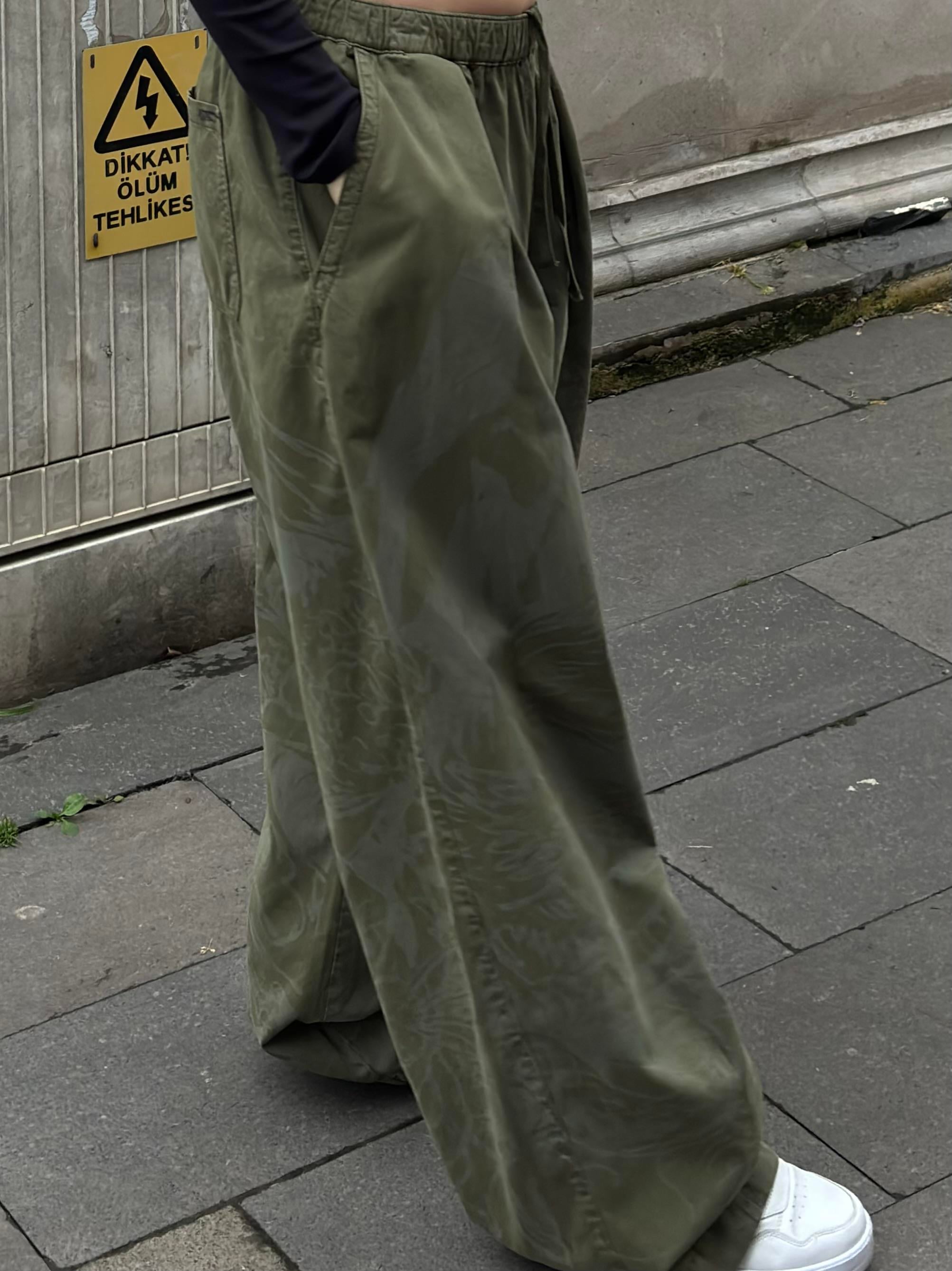 Premium Khaki Bobbi Eagle Cocoon Pant