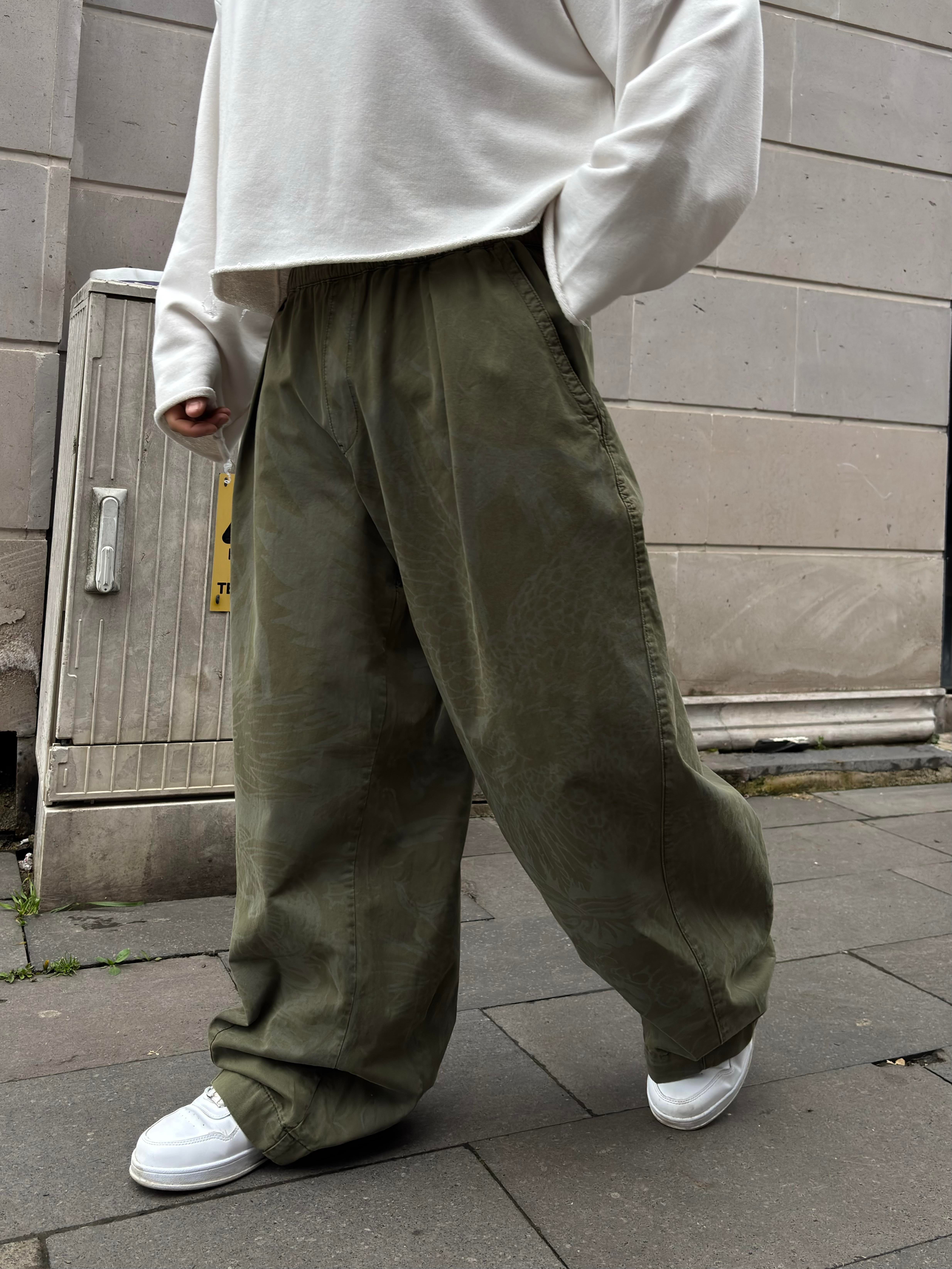 Premium Khaki Bobbi Eagle Cocoon Pant