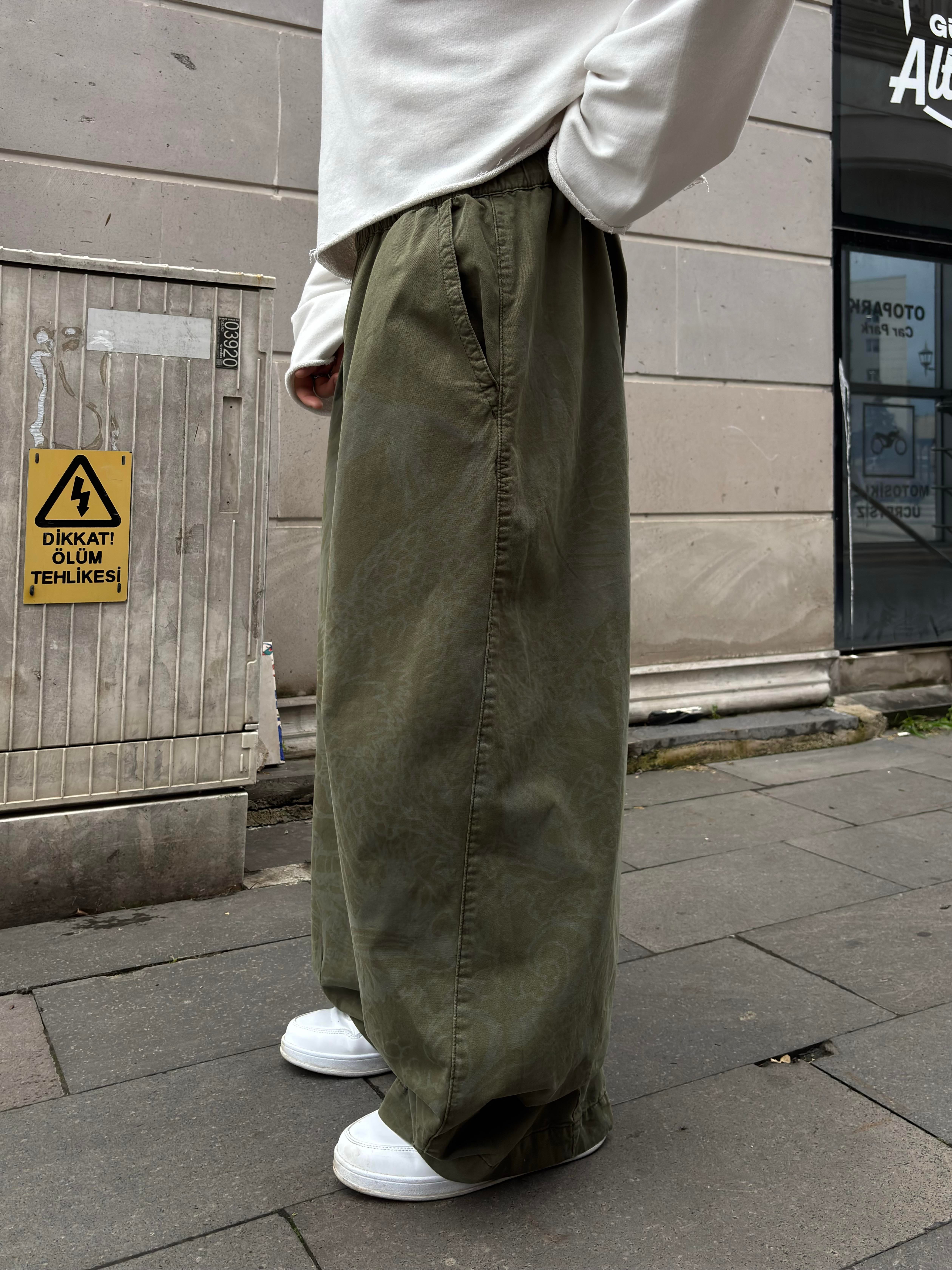 Premium Khaki Bobbi Eagle Cocoon Pant