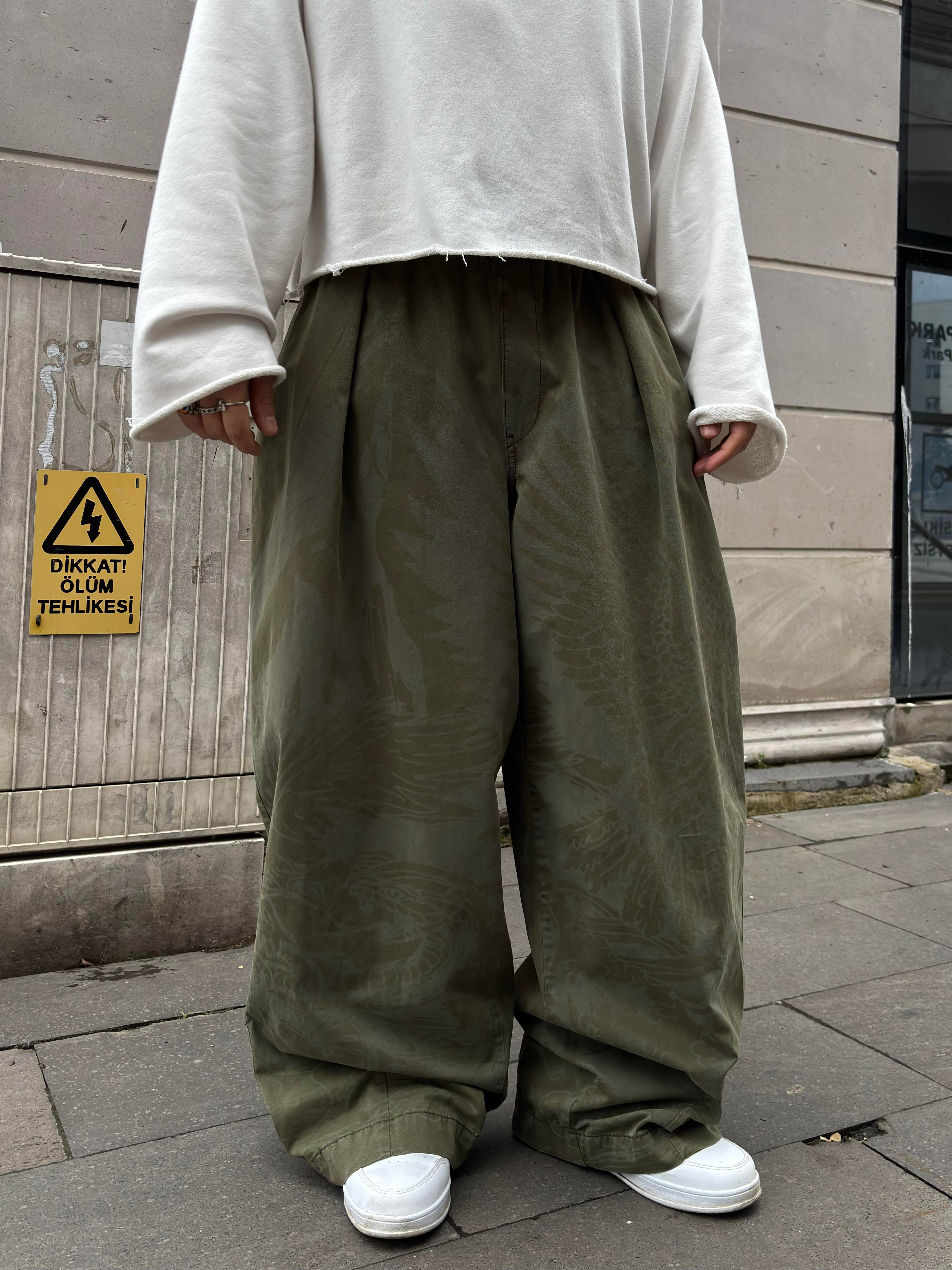 Premium Khaki Bobbi Eagle Cocoon Pant