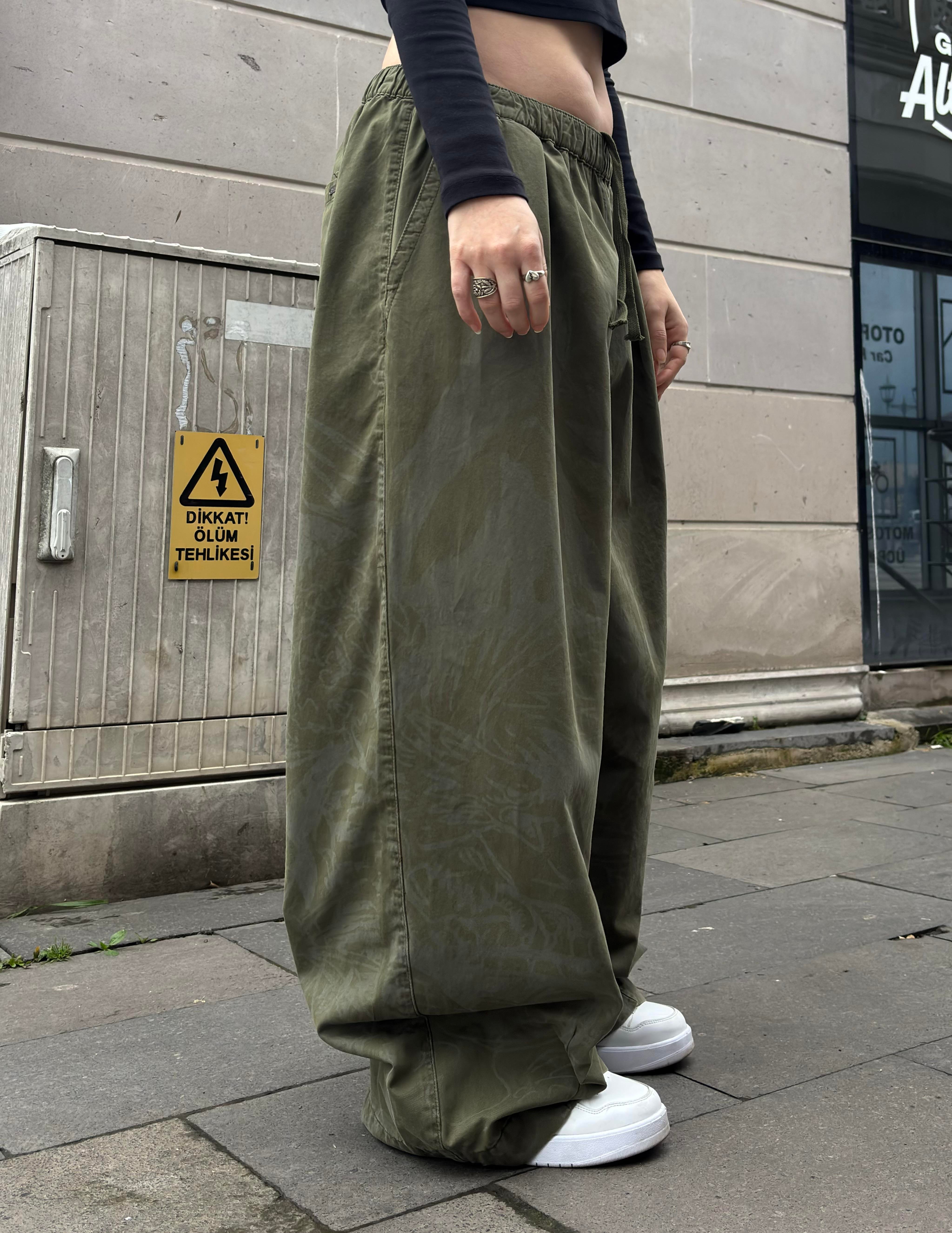 Premium Khaki Bobbi Eagle Cocoon Pant