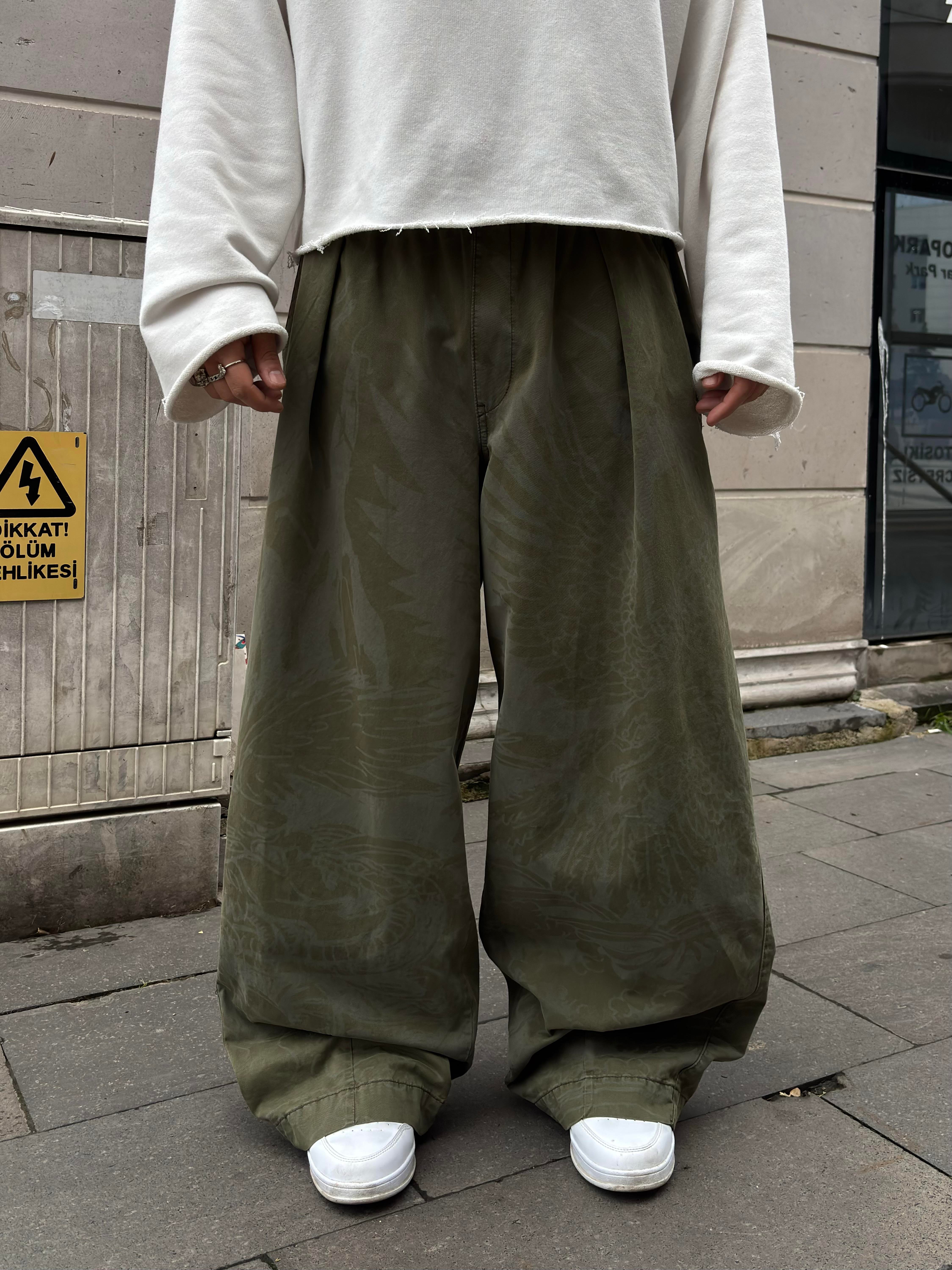 Premium Khaki Bobbi Eagle Cocoon Pant