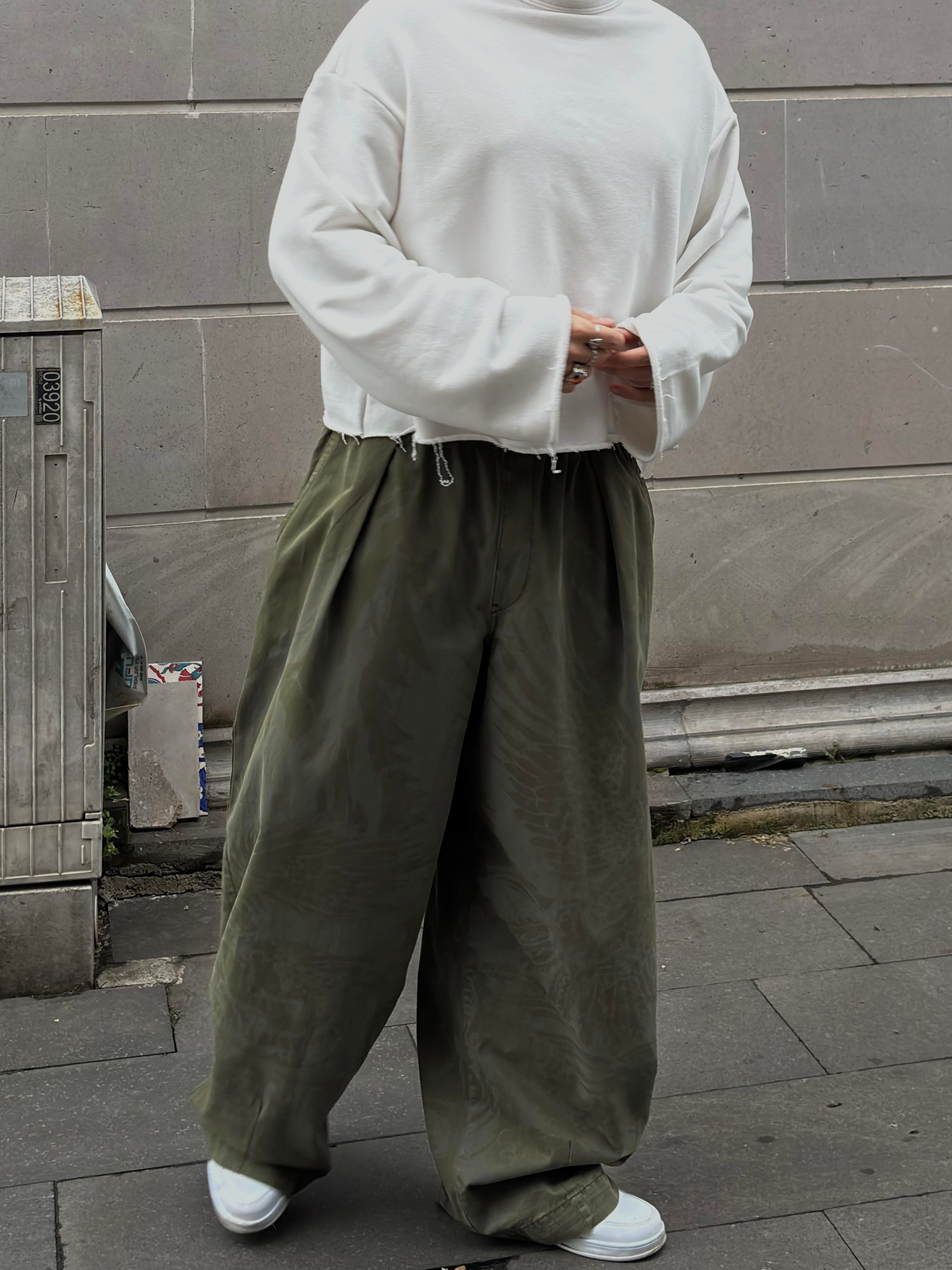 Premium Khaki Bobbi Eagle Cocoon Pant