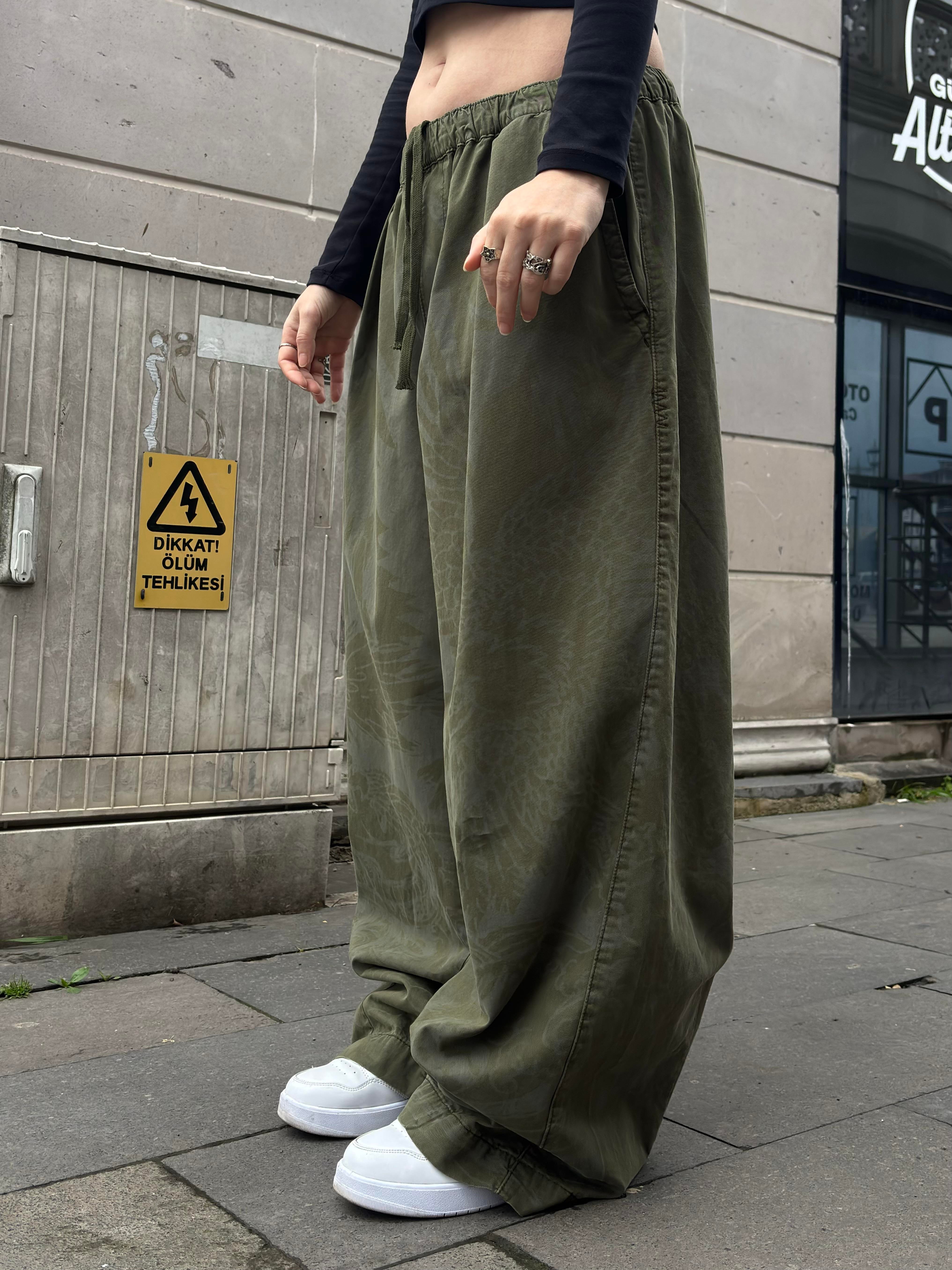 Premium Khaki Bobbi Eagle Cocoon Pant