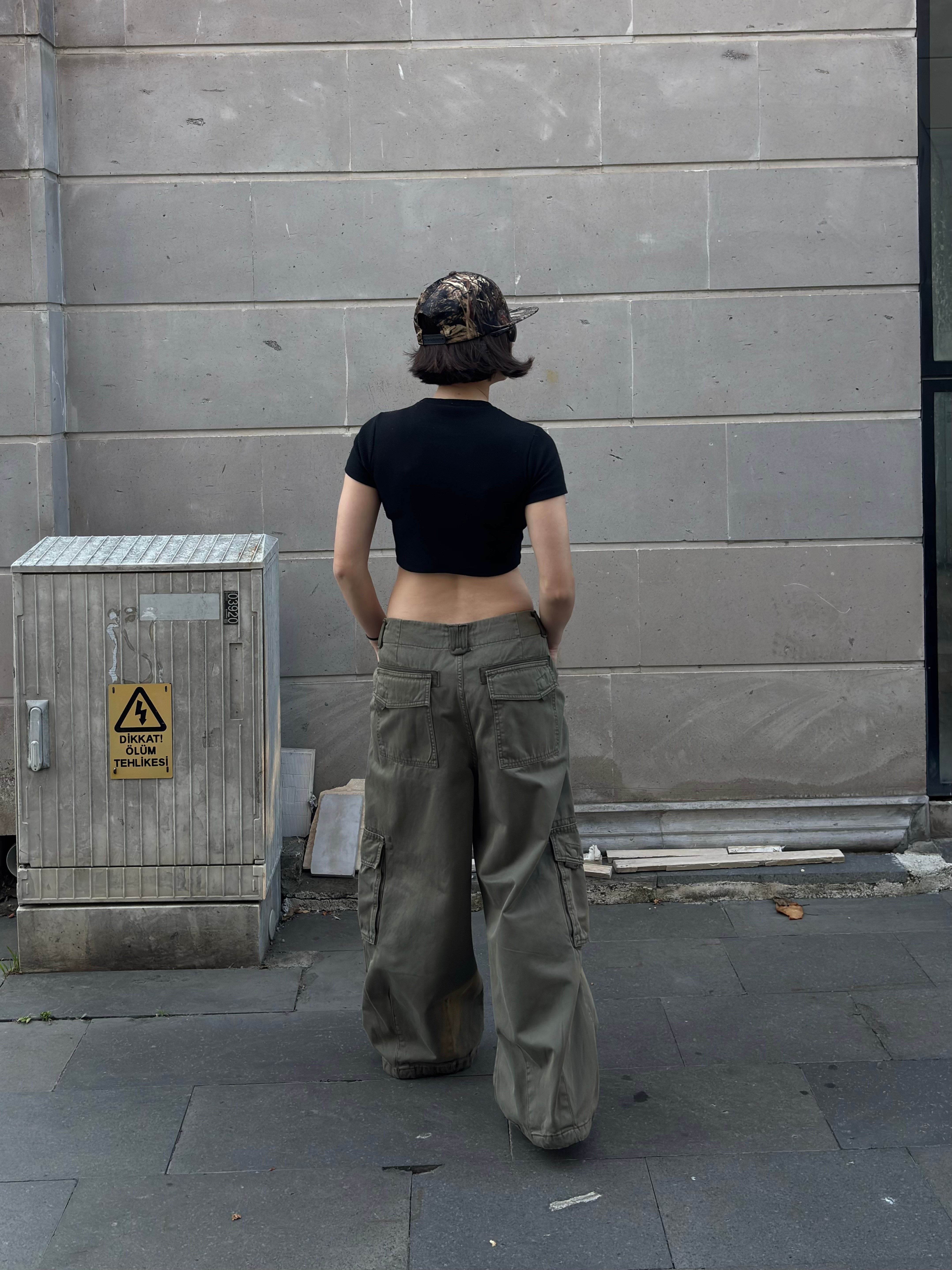 Premium Khaki Urban Baggy Cargo Pant