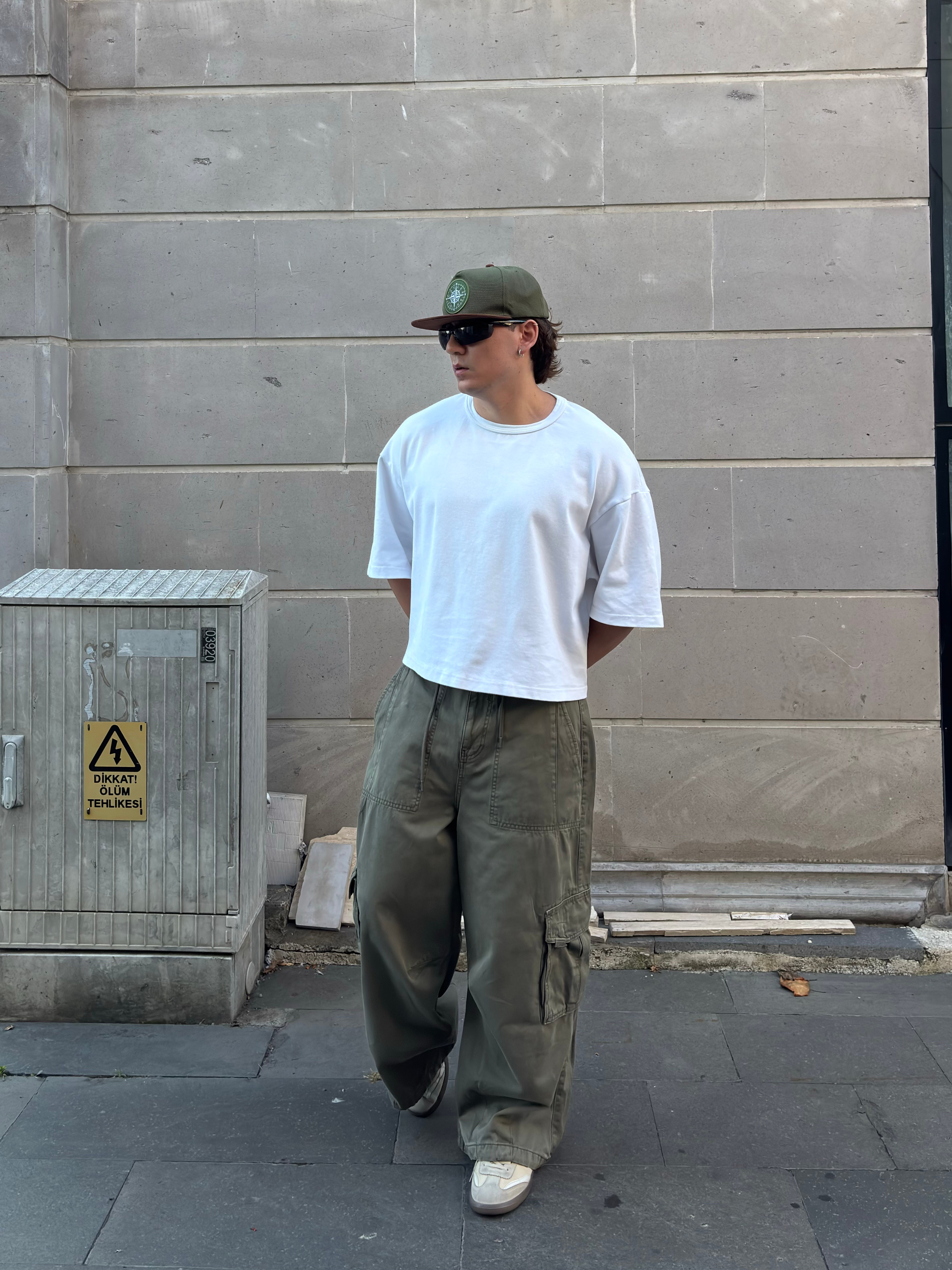 Premium Khaki Urban Baggy Cargo Pant