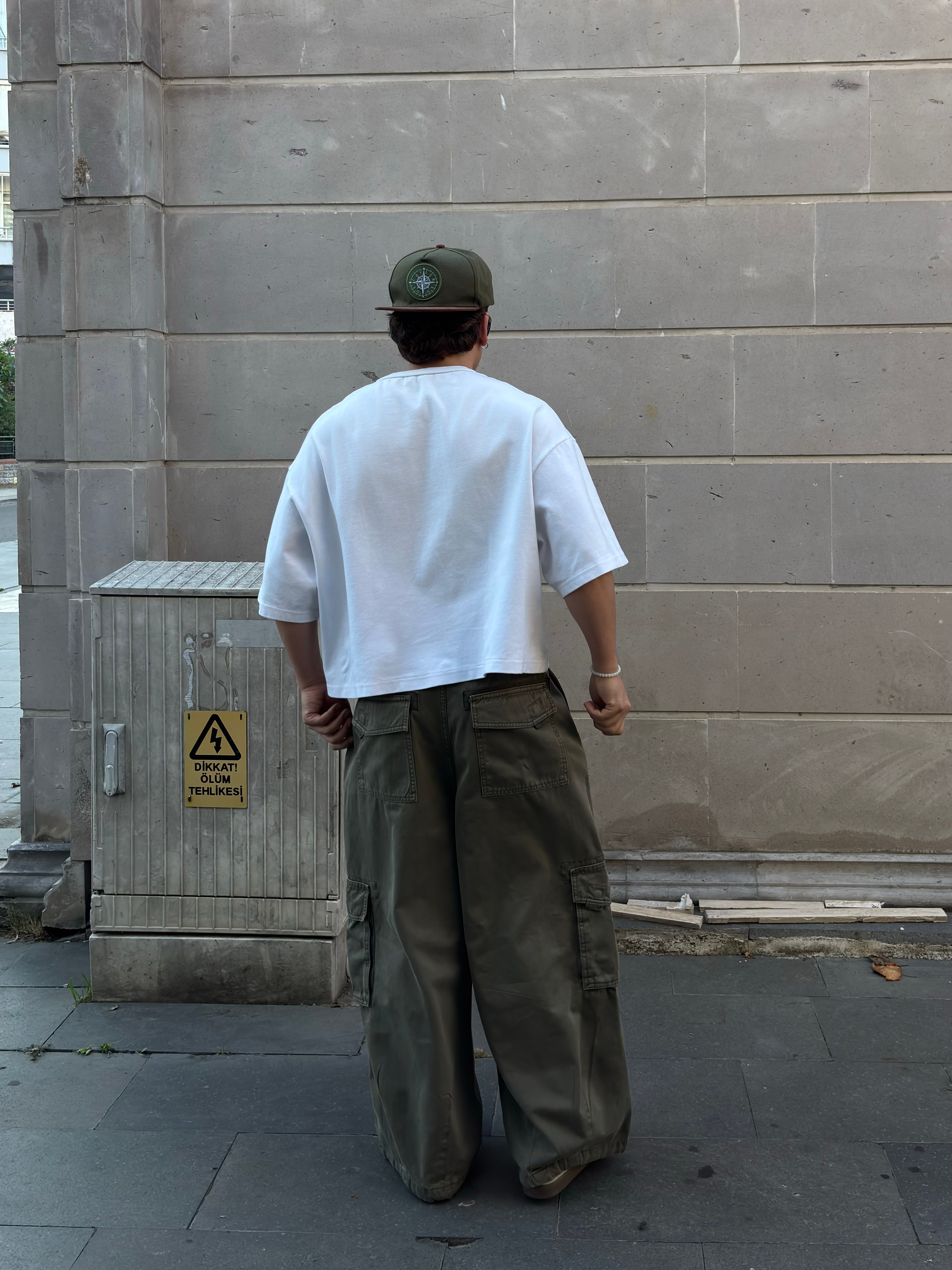 Premium Khaki Urban Baggy Cargo Pant