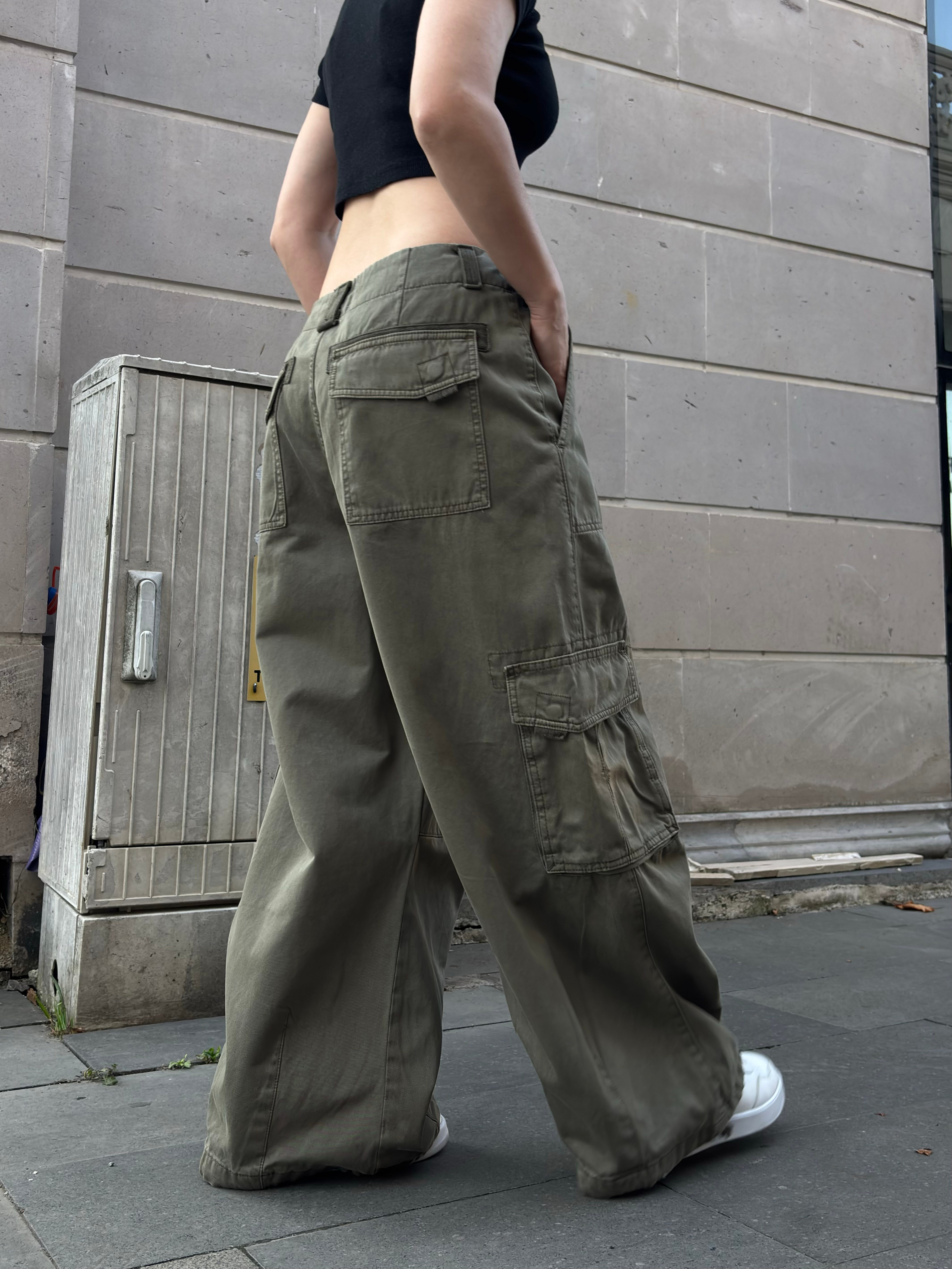 Premium Khaki Urban Baggy Cargo Pant