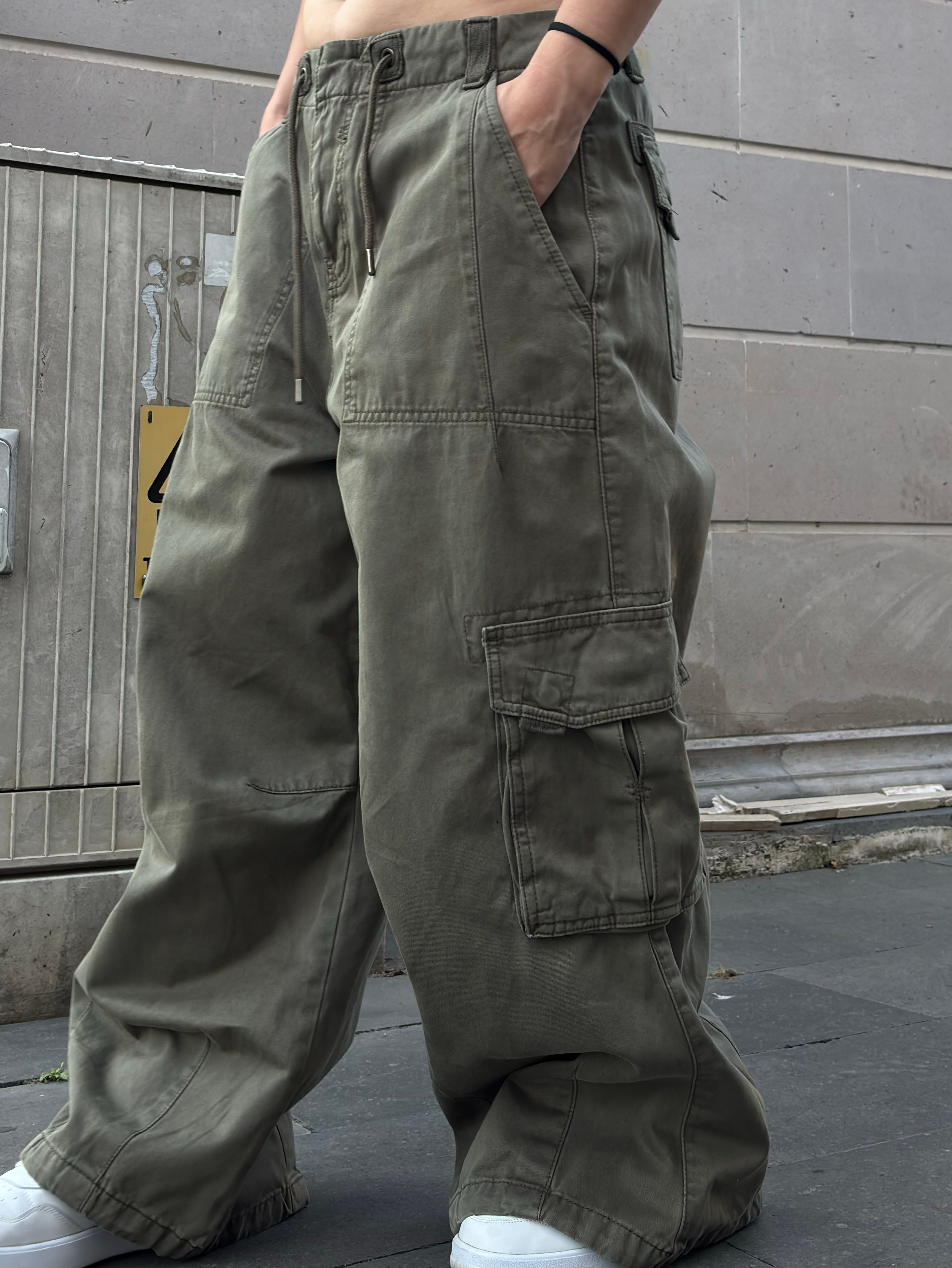 Premium Khaki Urban Baggy Cargo Pant
