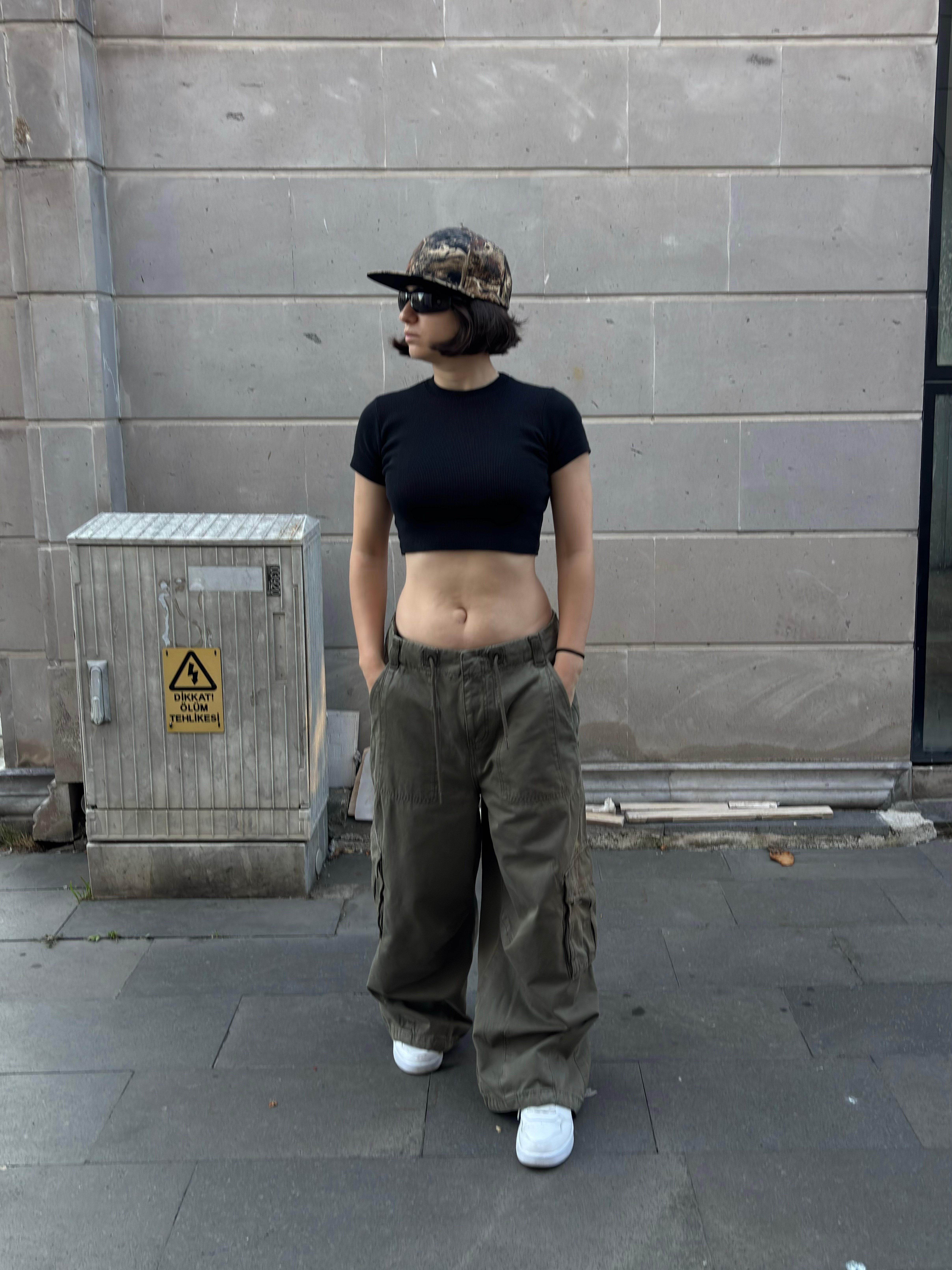 Premium Khaki Urban Baggy Cargo Pant