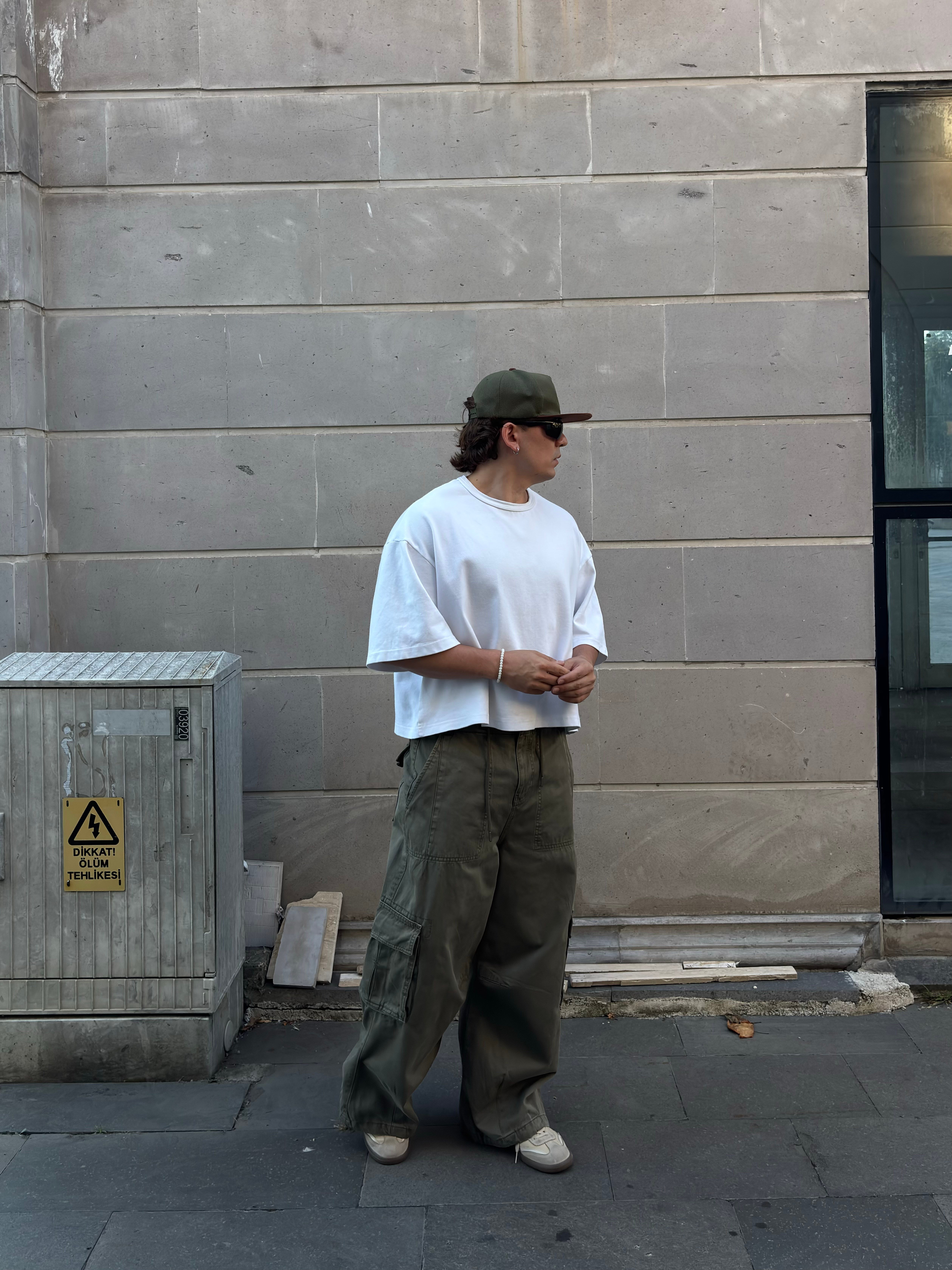 Premium Khaki Urban Baggy Cargo Pant