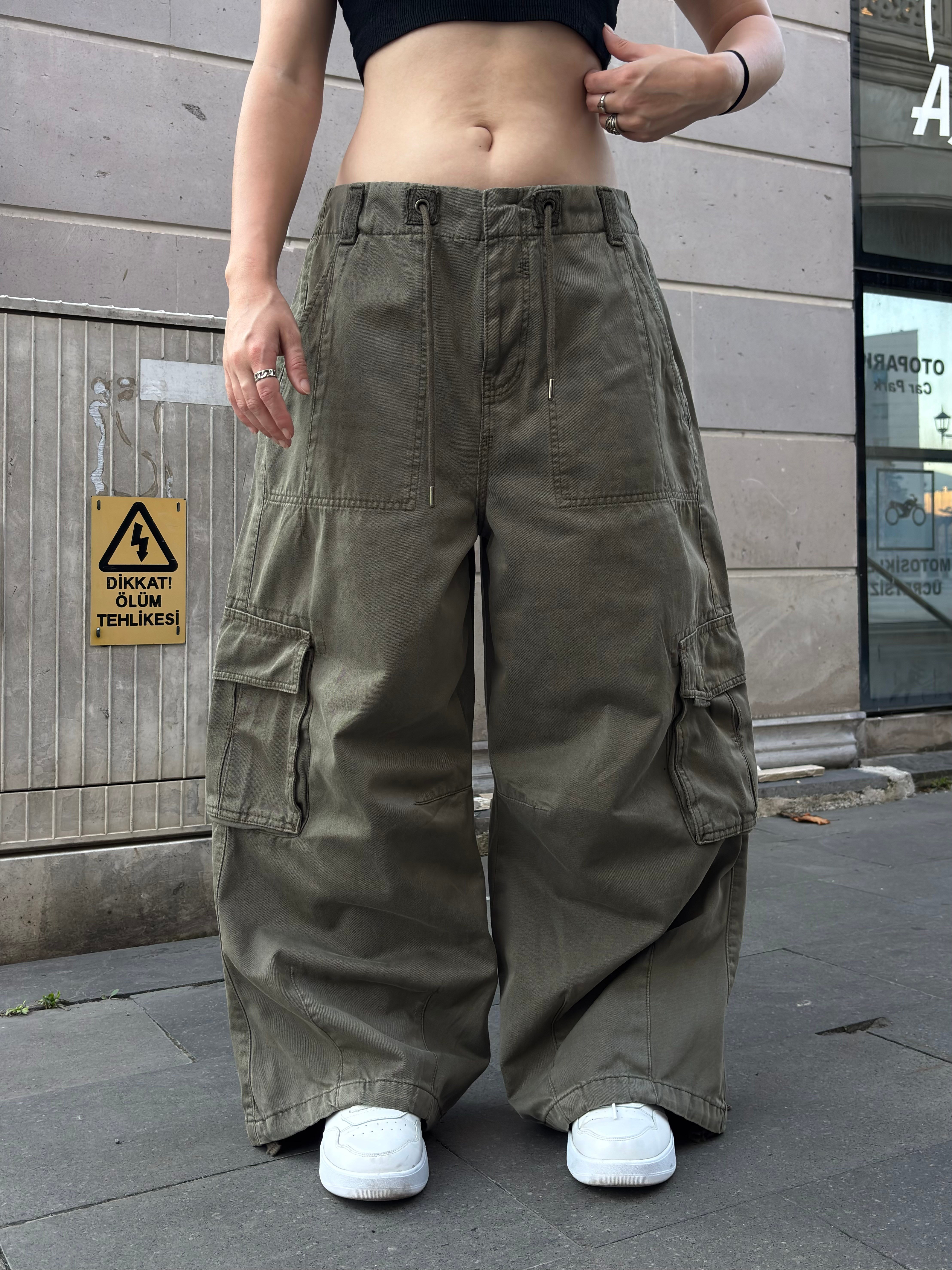 Premium Khaki Urban Baggy Cargo Pant