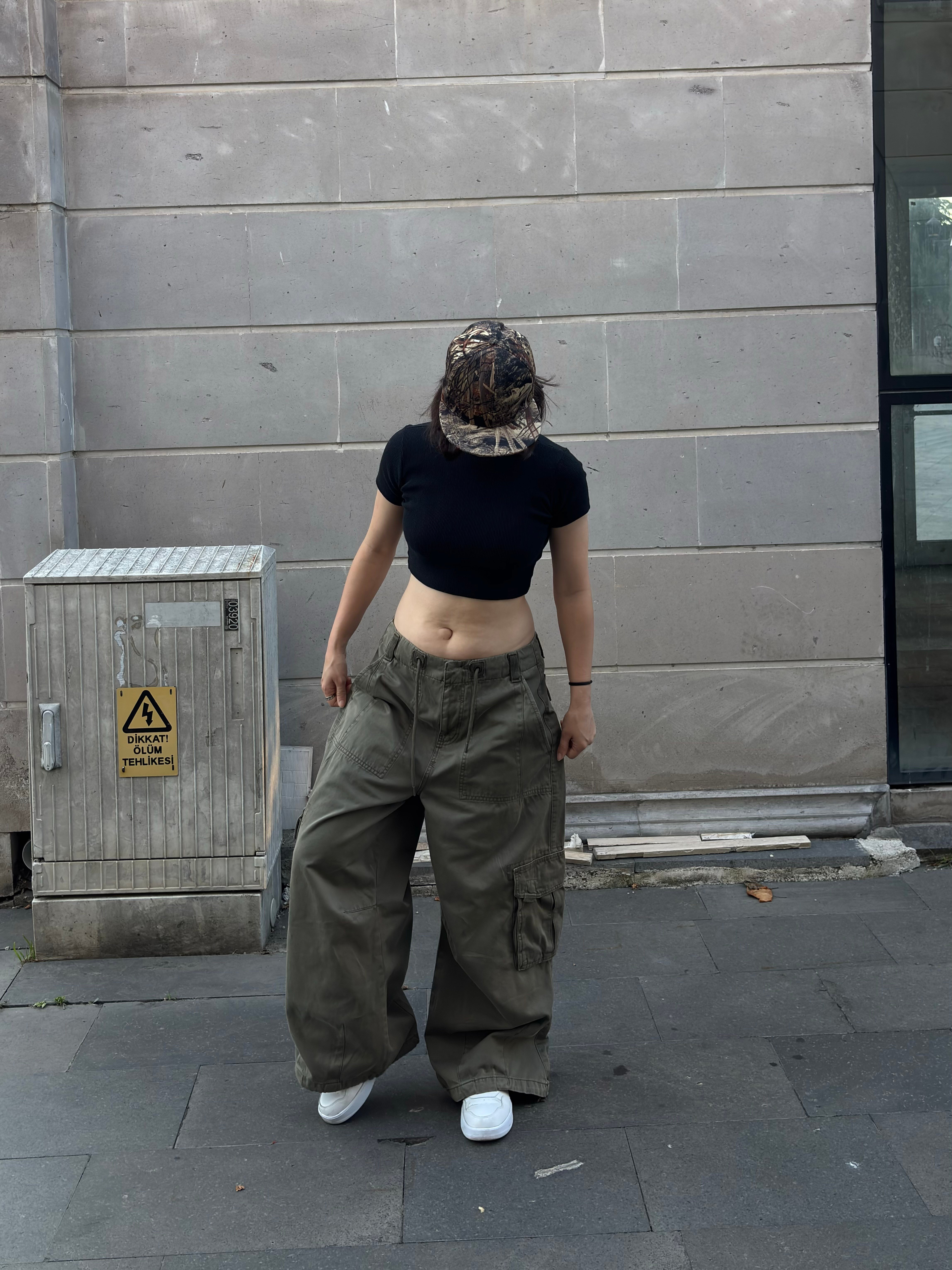 Premium Khaki Urban Baggy Cargo Pant