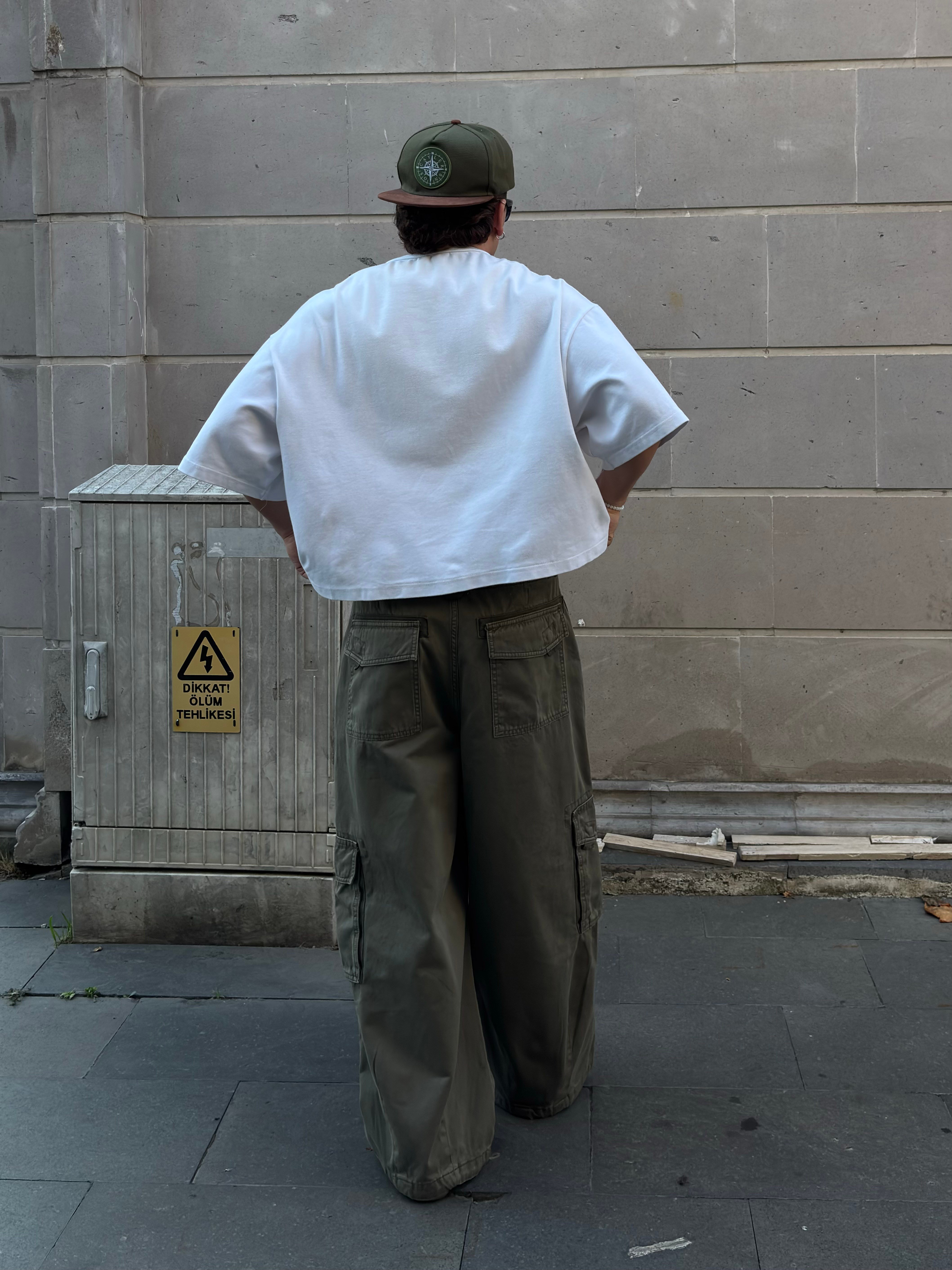 Premium Khaki Urban Baggy Cargo Pant
