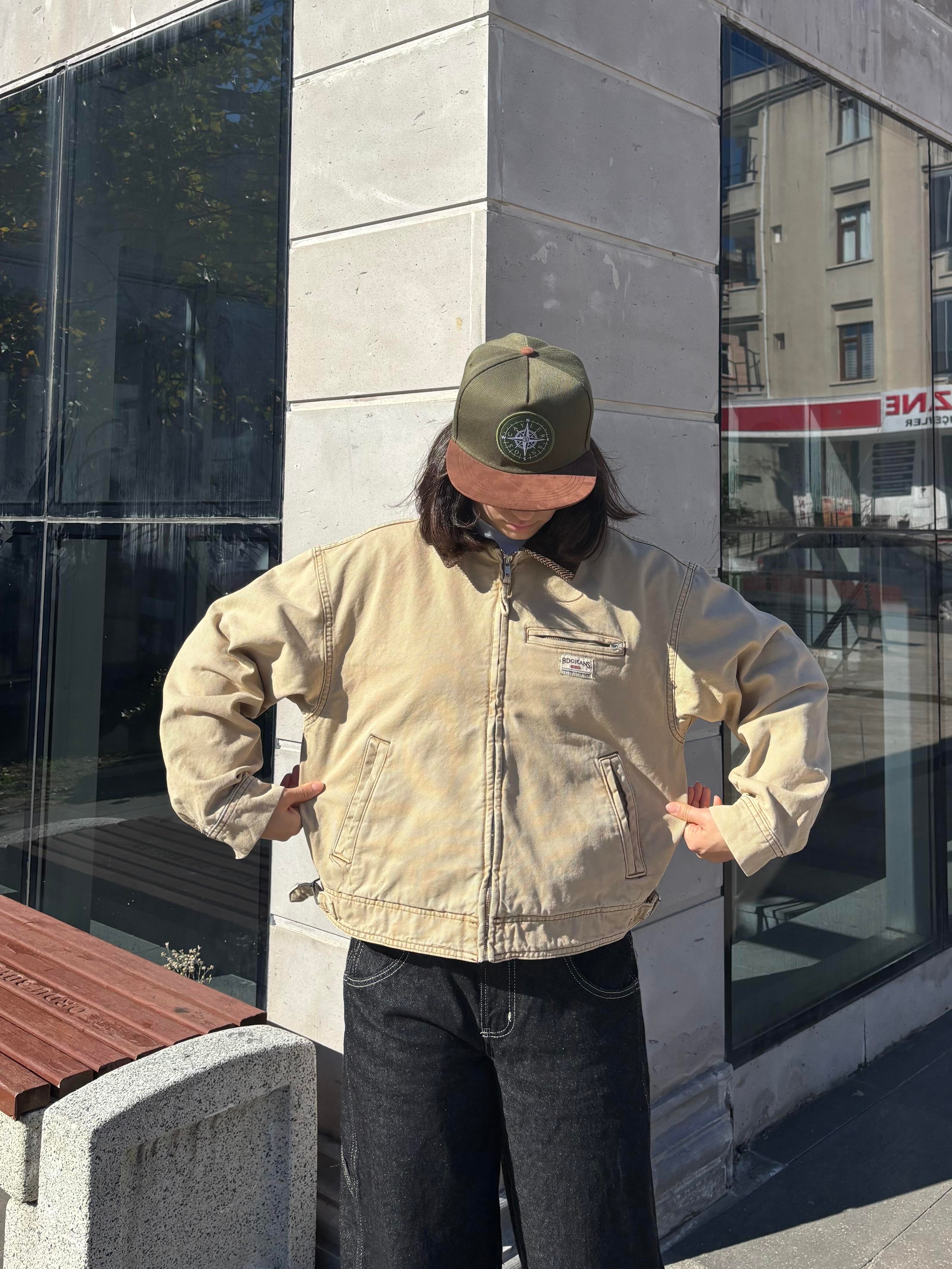 Premium Luca Shrunken Unwadded Workwear Jacket 