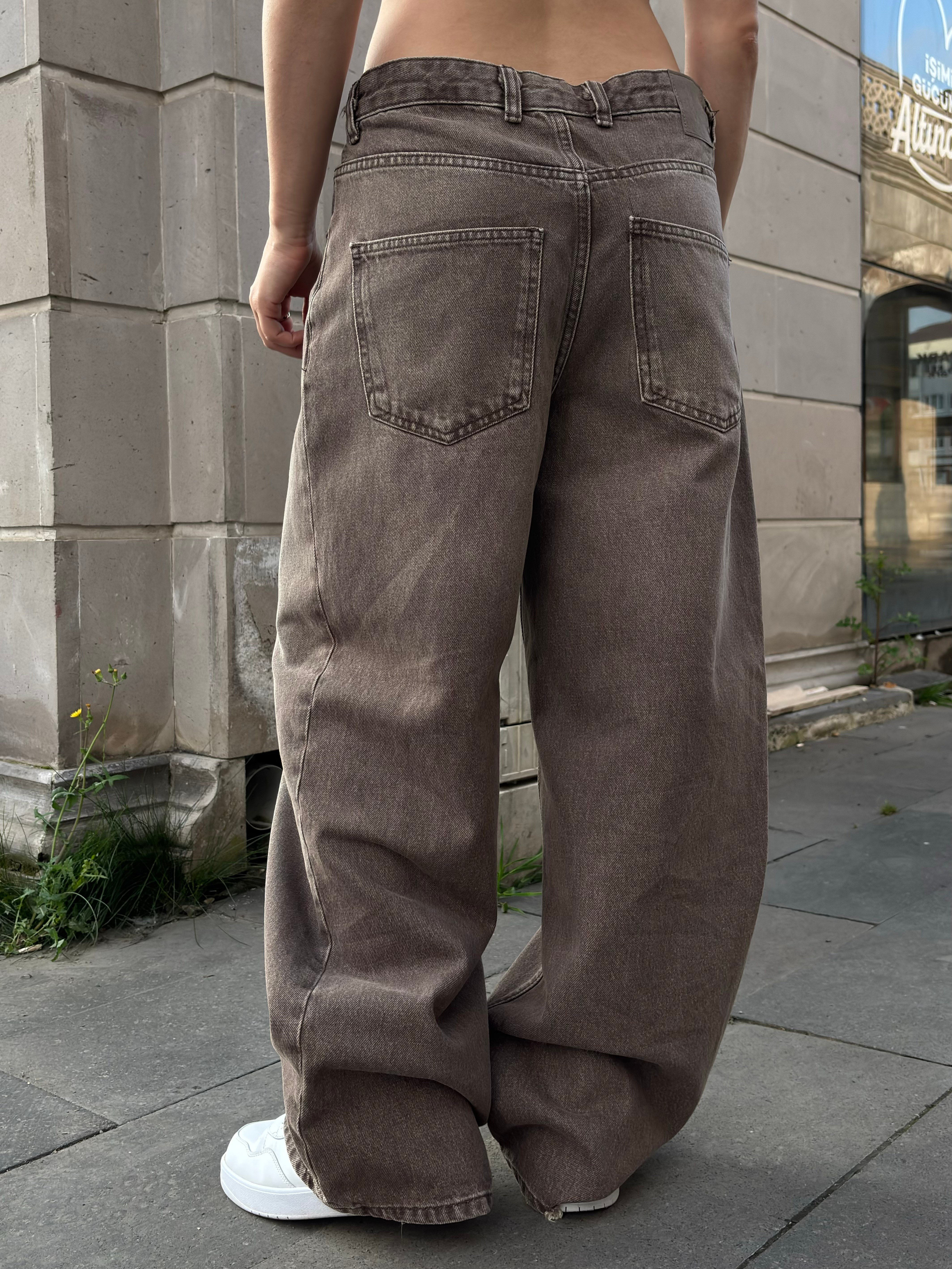 Premium Mocha Fade Baggy DEnim Jean