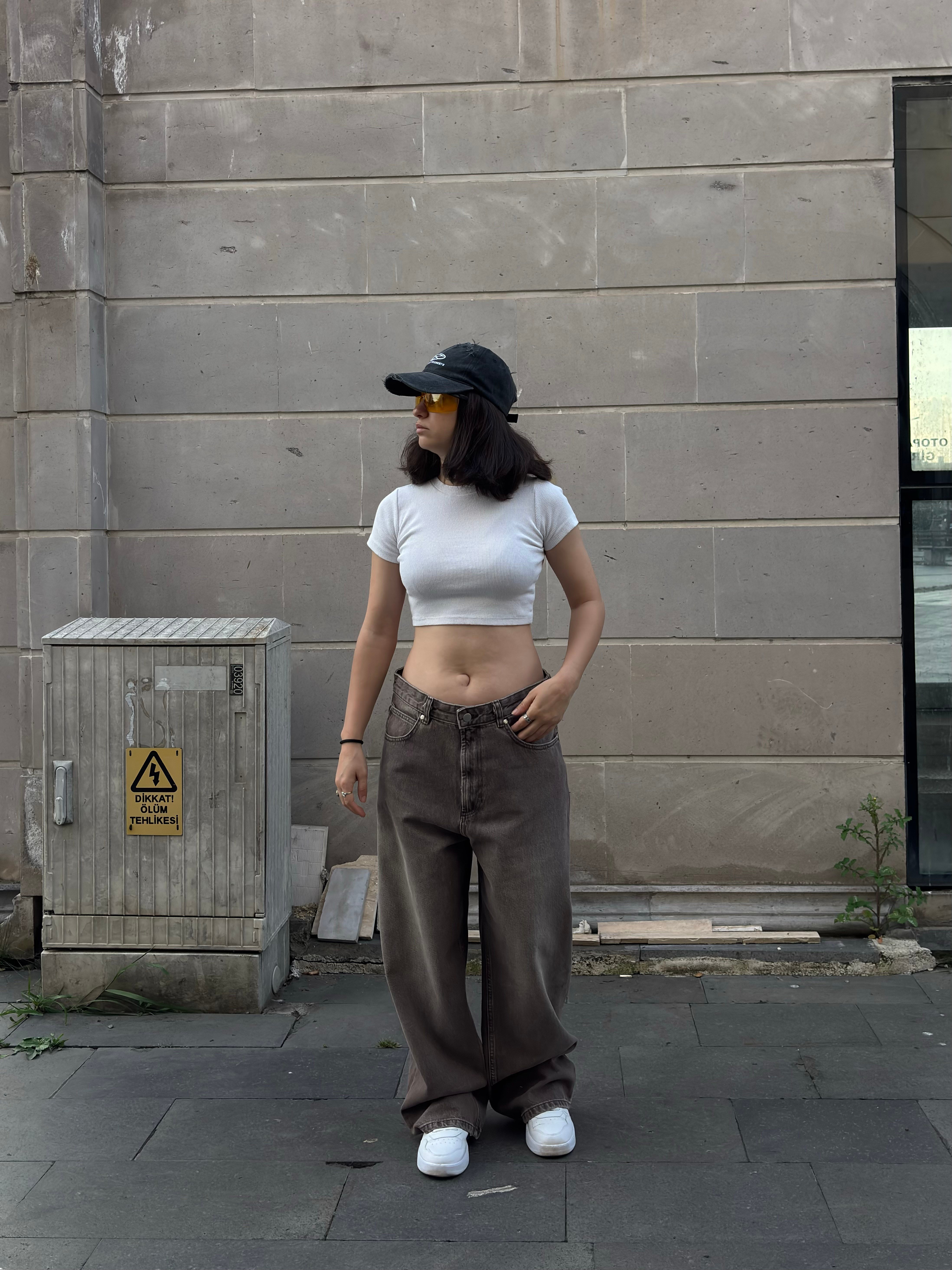 Premium Mocha Fade Baggy DEnim Jean