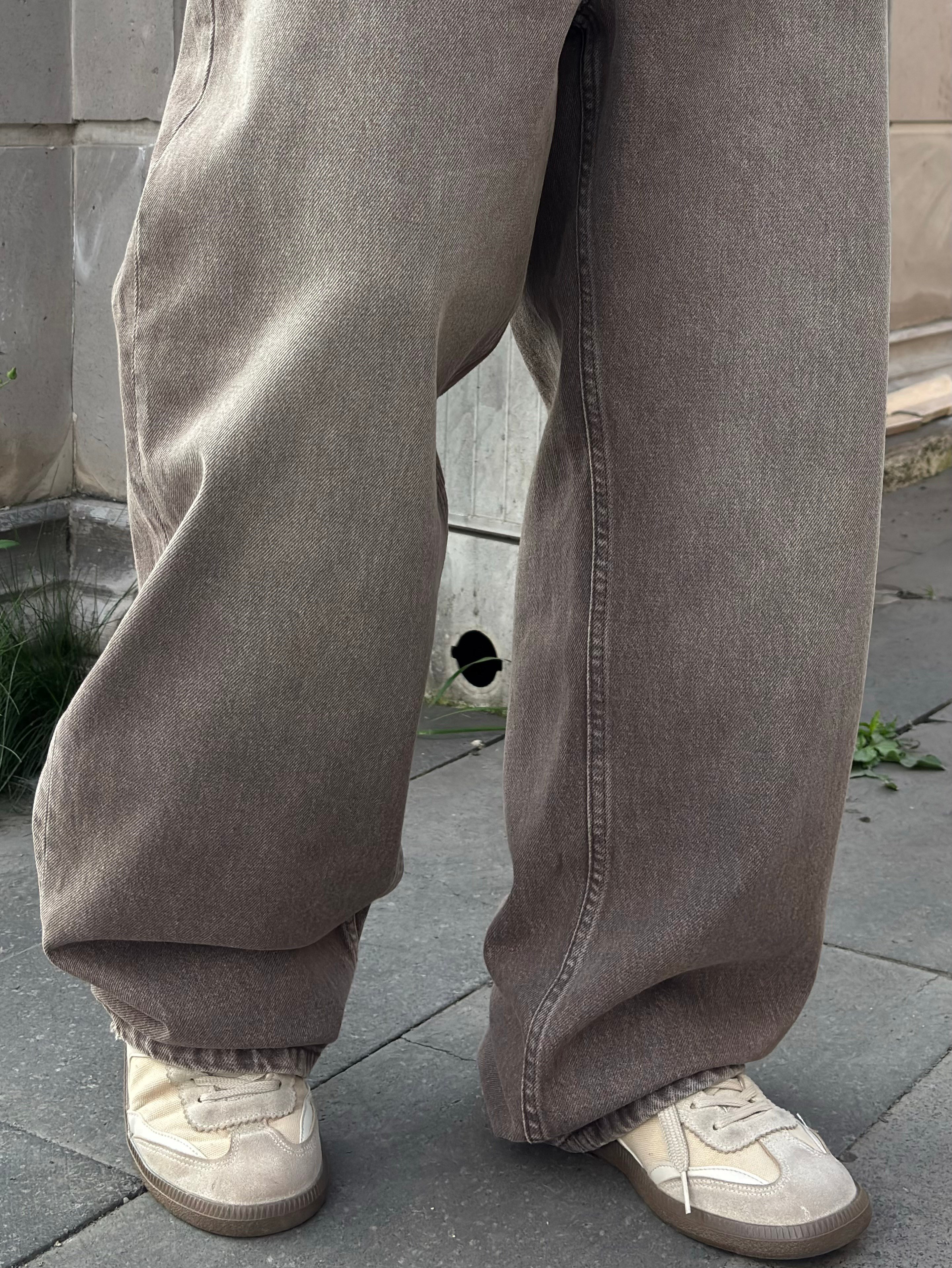 Premium Mocha Fade Baggy DEnim Jean