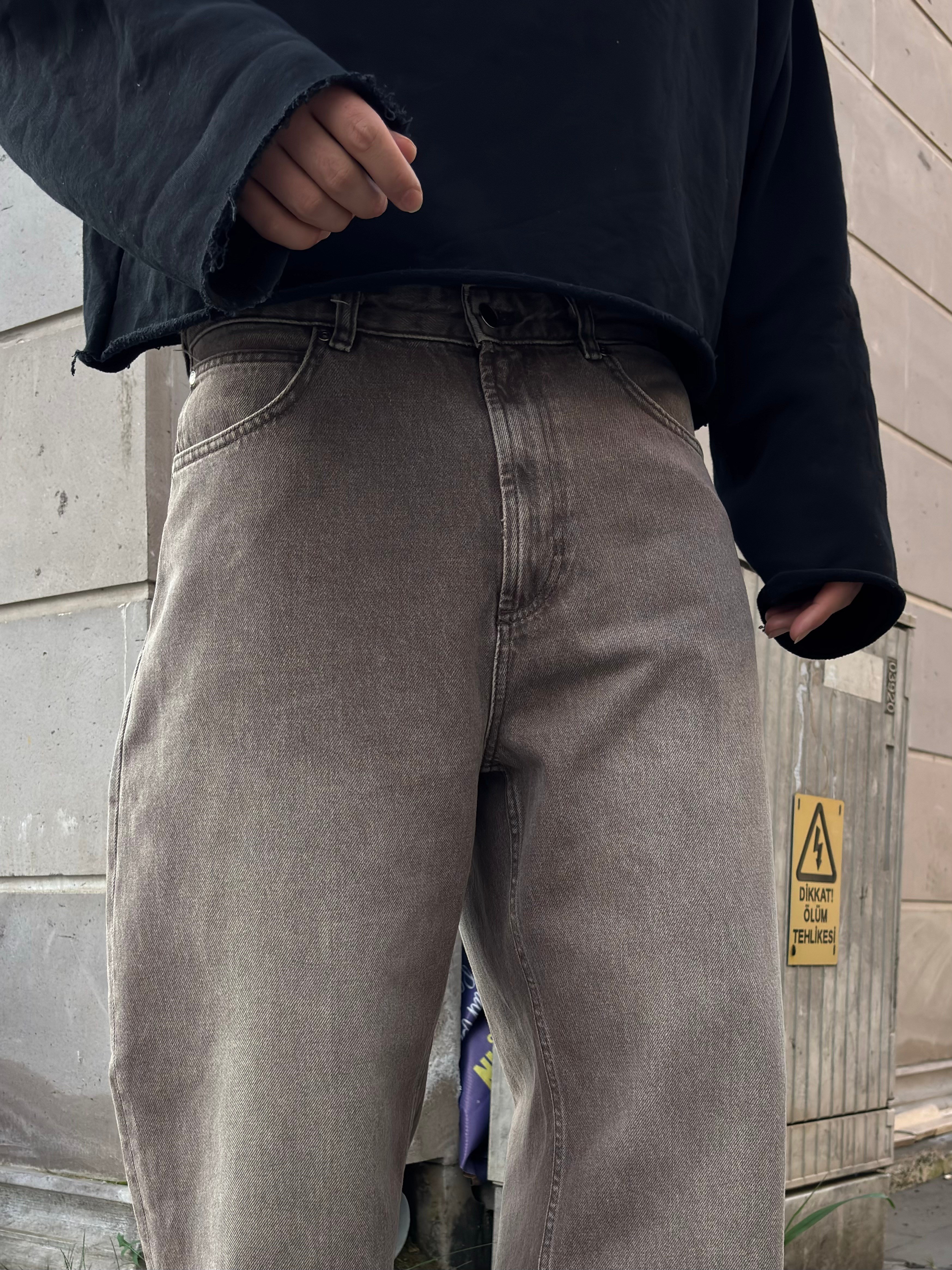 Premium Mocha Fade Baggy DEnim Jean
