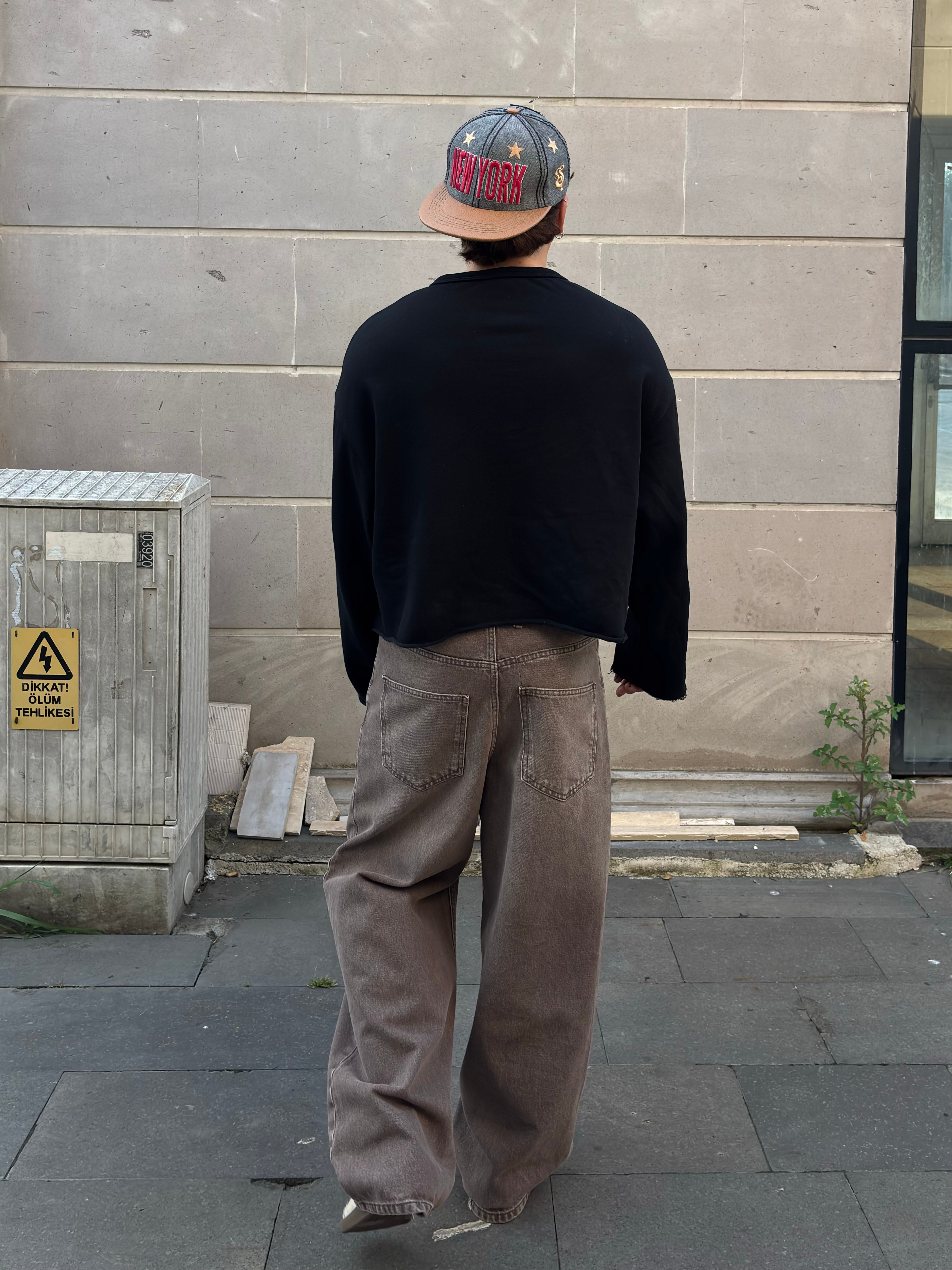 Premium Mocha Fade Baggy DEnim Jean