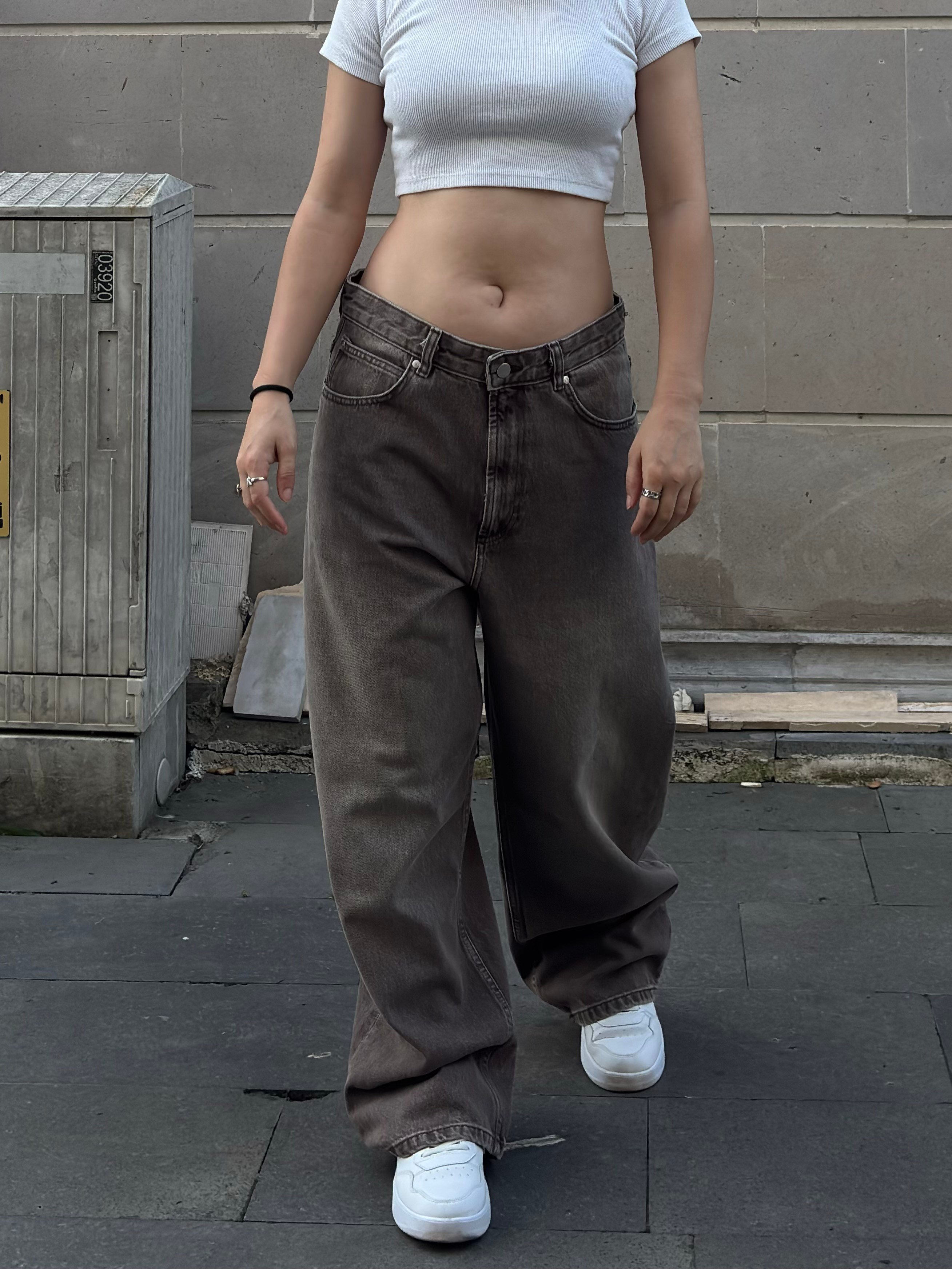 Premium Mocha Fade Baggy DEnim Jean