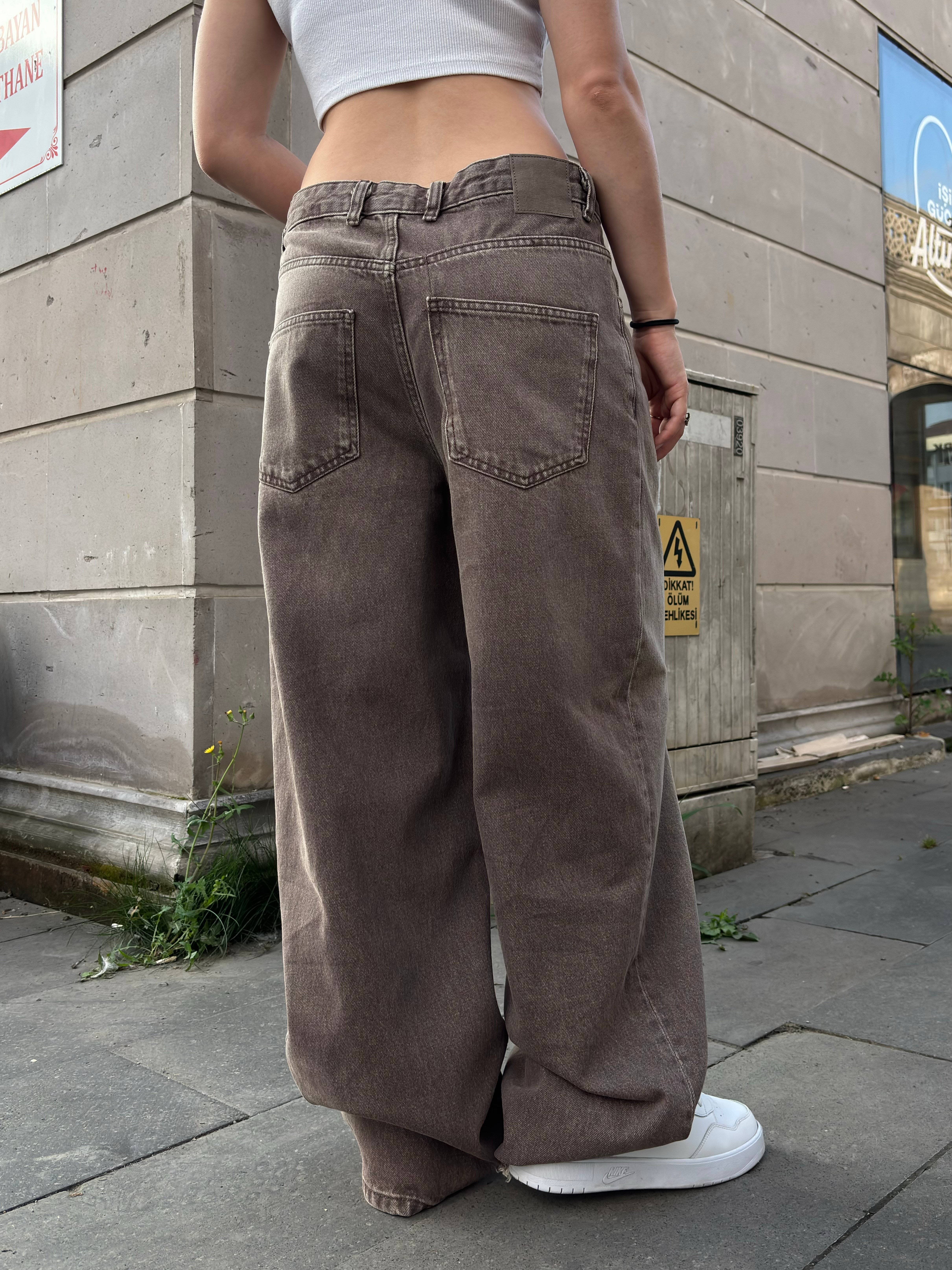 Premium Mocha Fade Baggy DEnim Jean