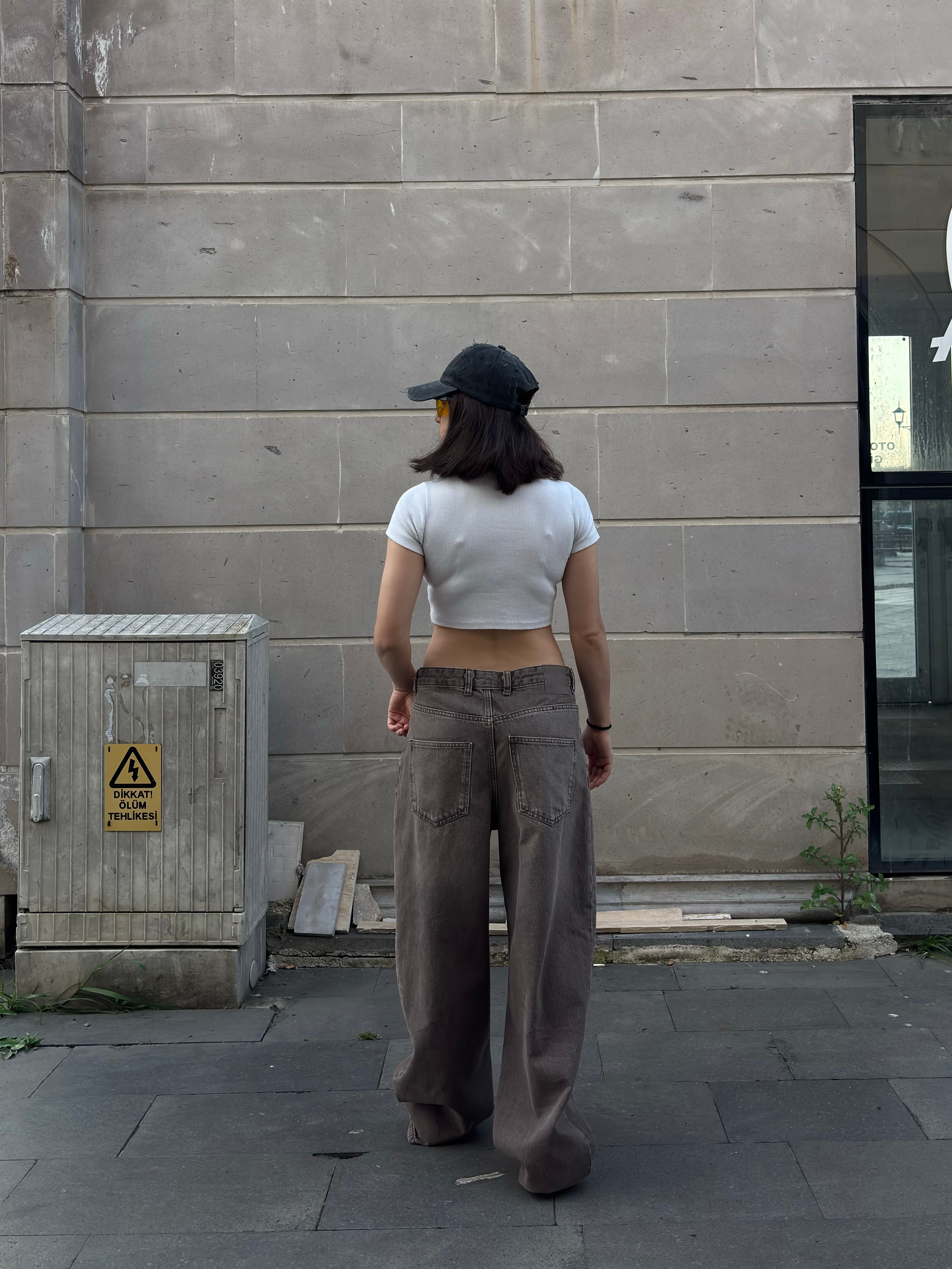 Premium Mocha Fade Baggy DEnim Jean