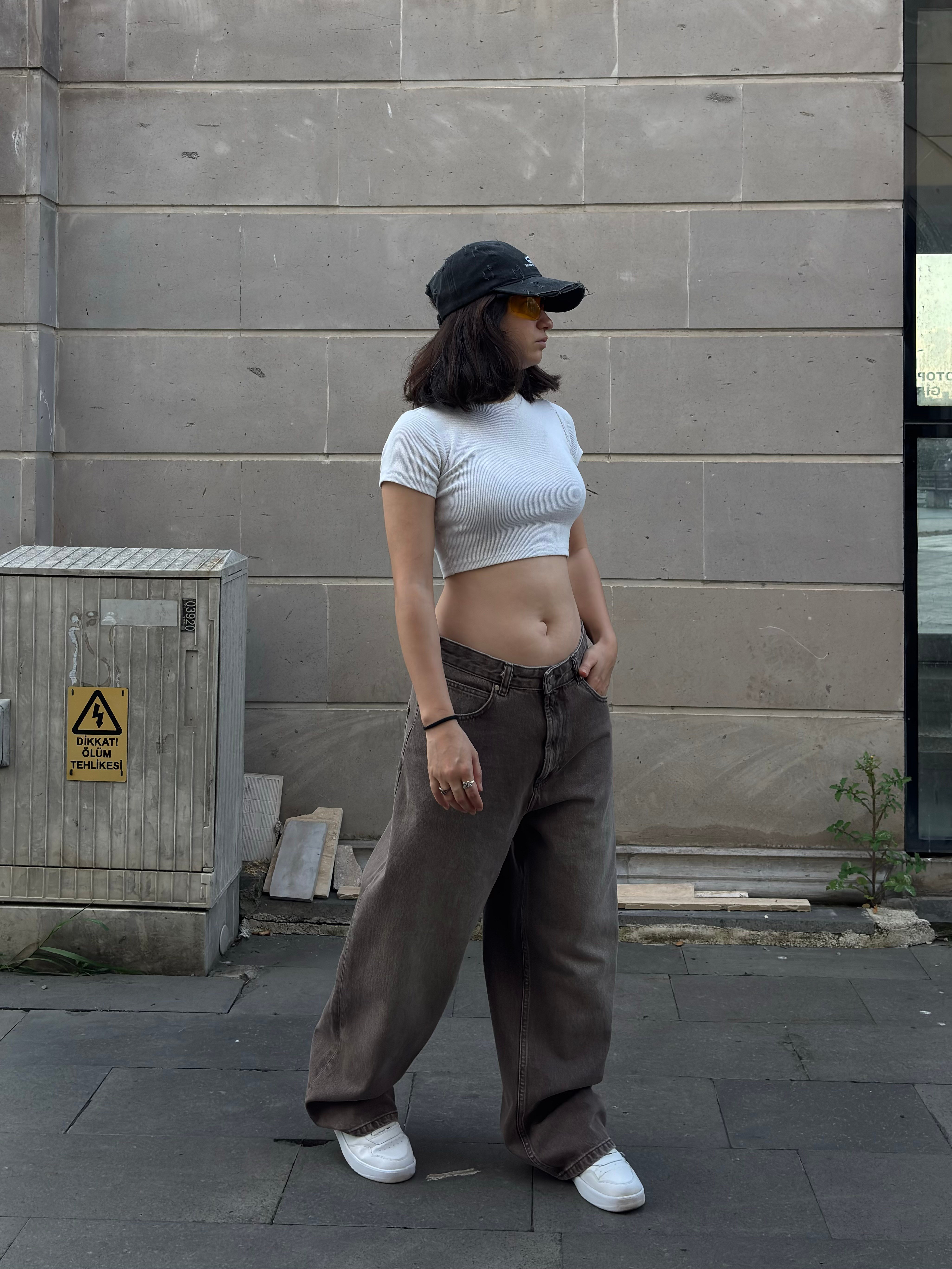 Premium Mocha Fade Baggy DEnim Jean