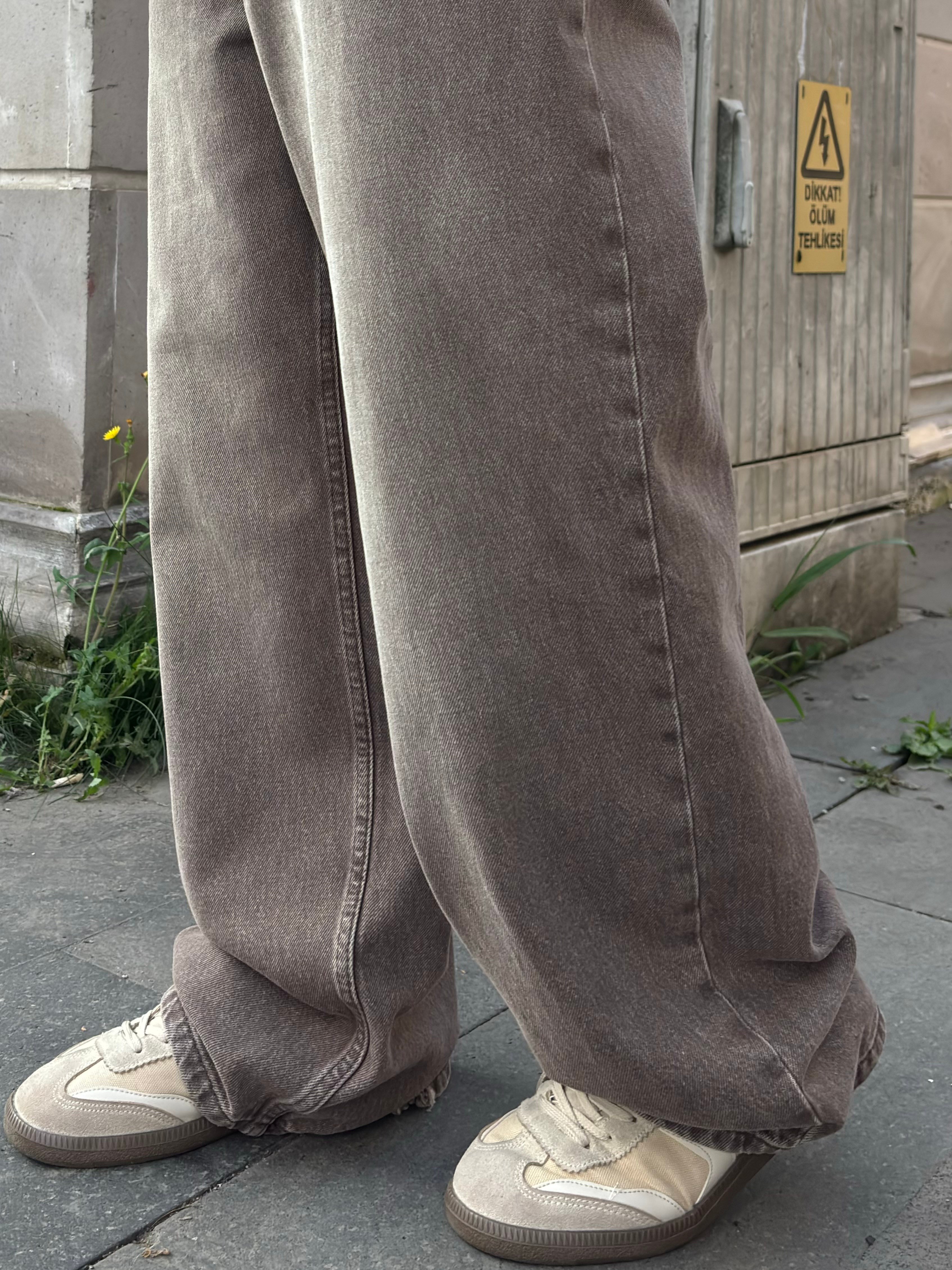 Premium Mocha Fade Baggy DEnim Jean