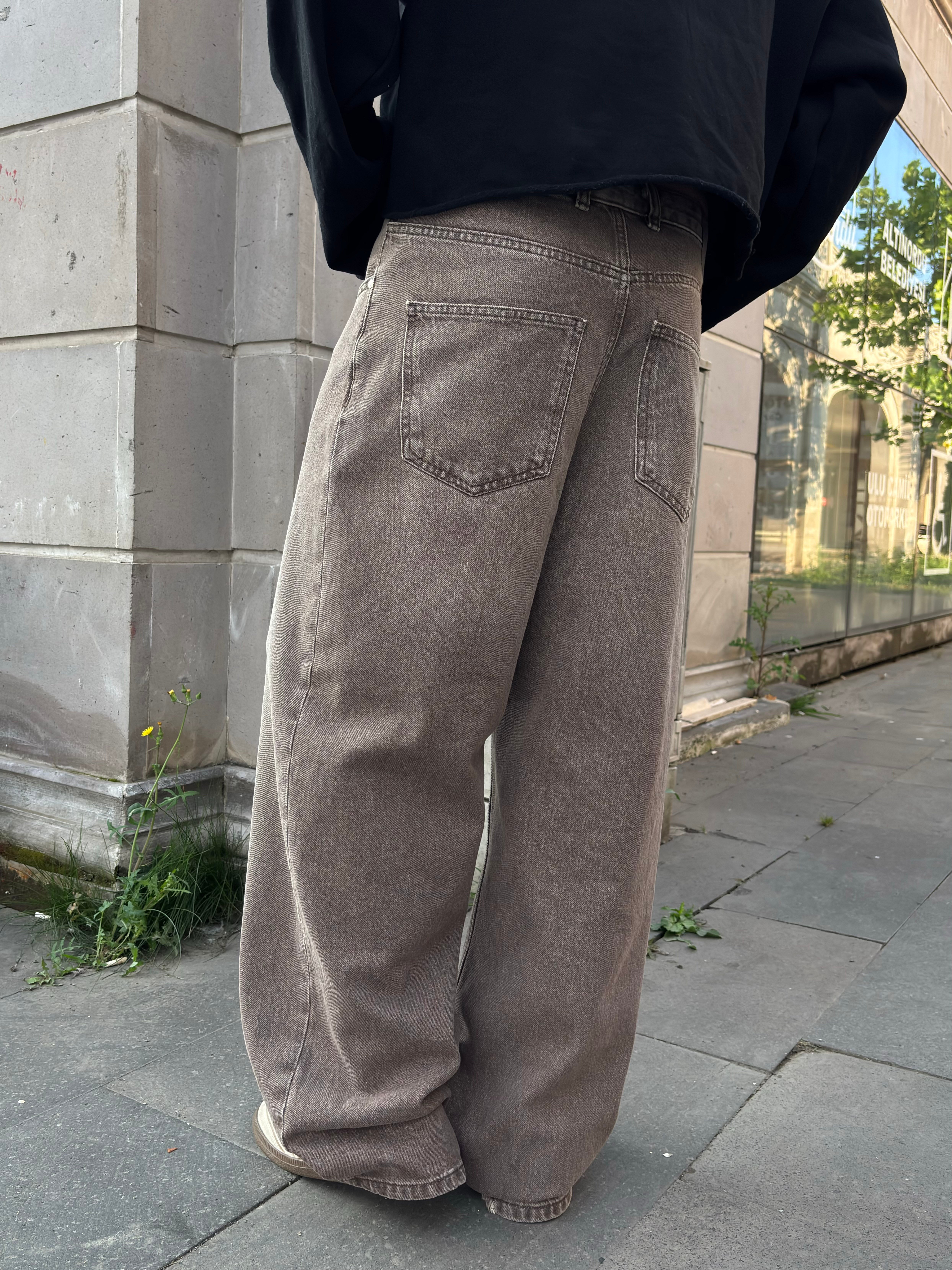 Premium Mocha Fade Baggy DEnim Jean