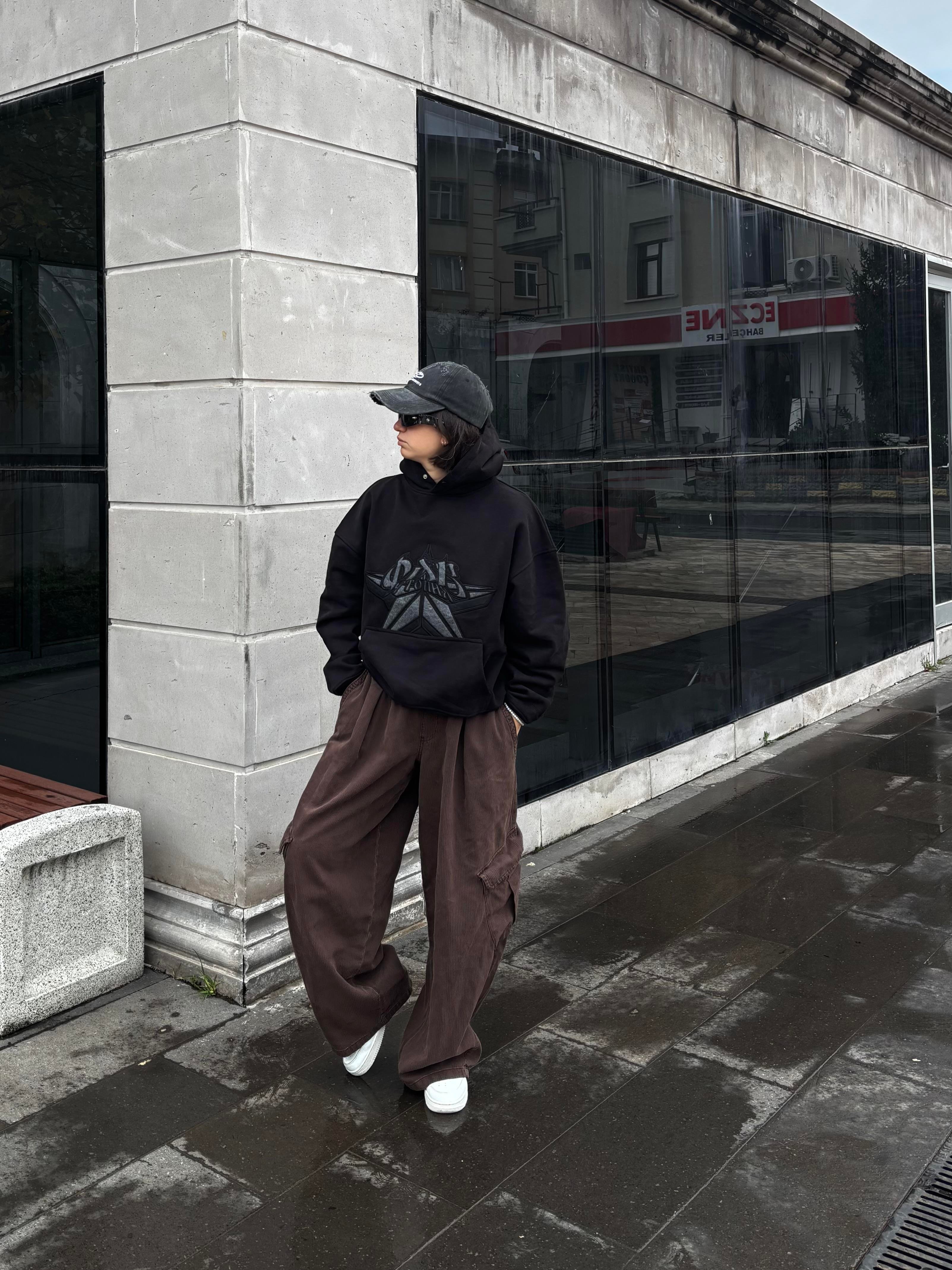Premium Mold Stance Boxy Fit Nakışlı Hoodie 