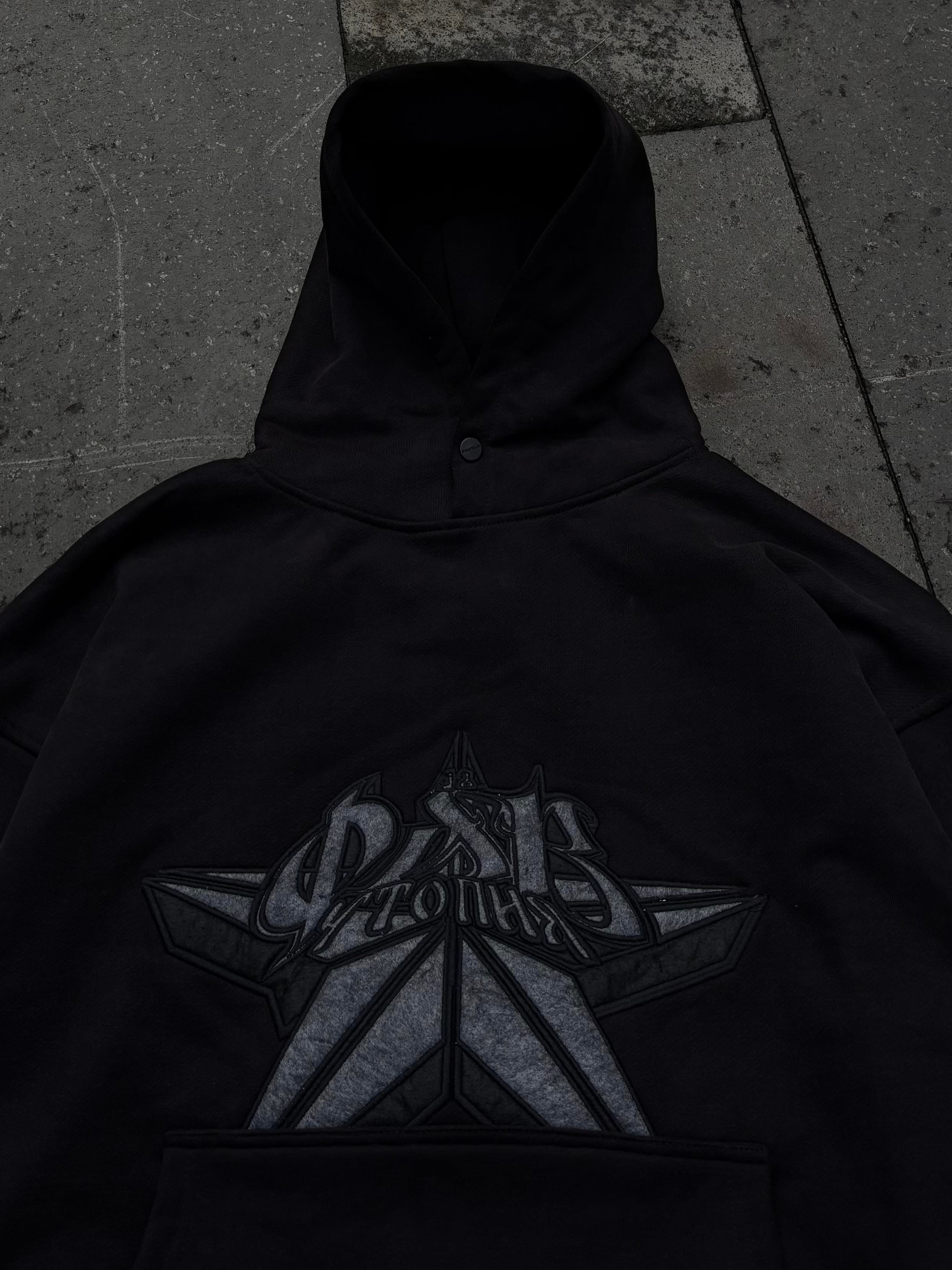 Premium Mold Stance Boxy Fit Nakışlı Hoodie 