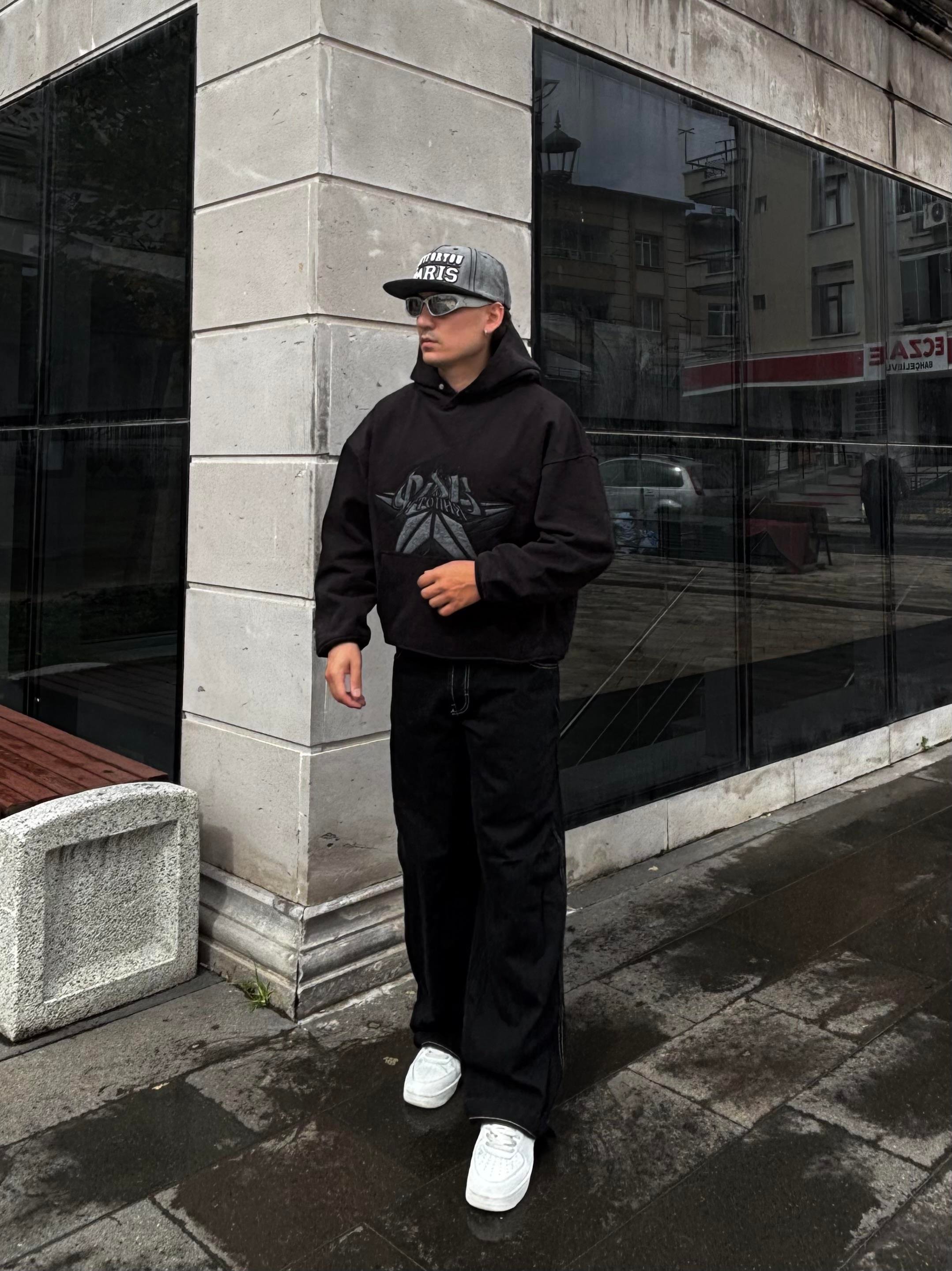 Premium Mold Stance Boxy Fit Nakışlı Hoodie 
