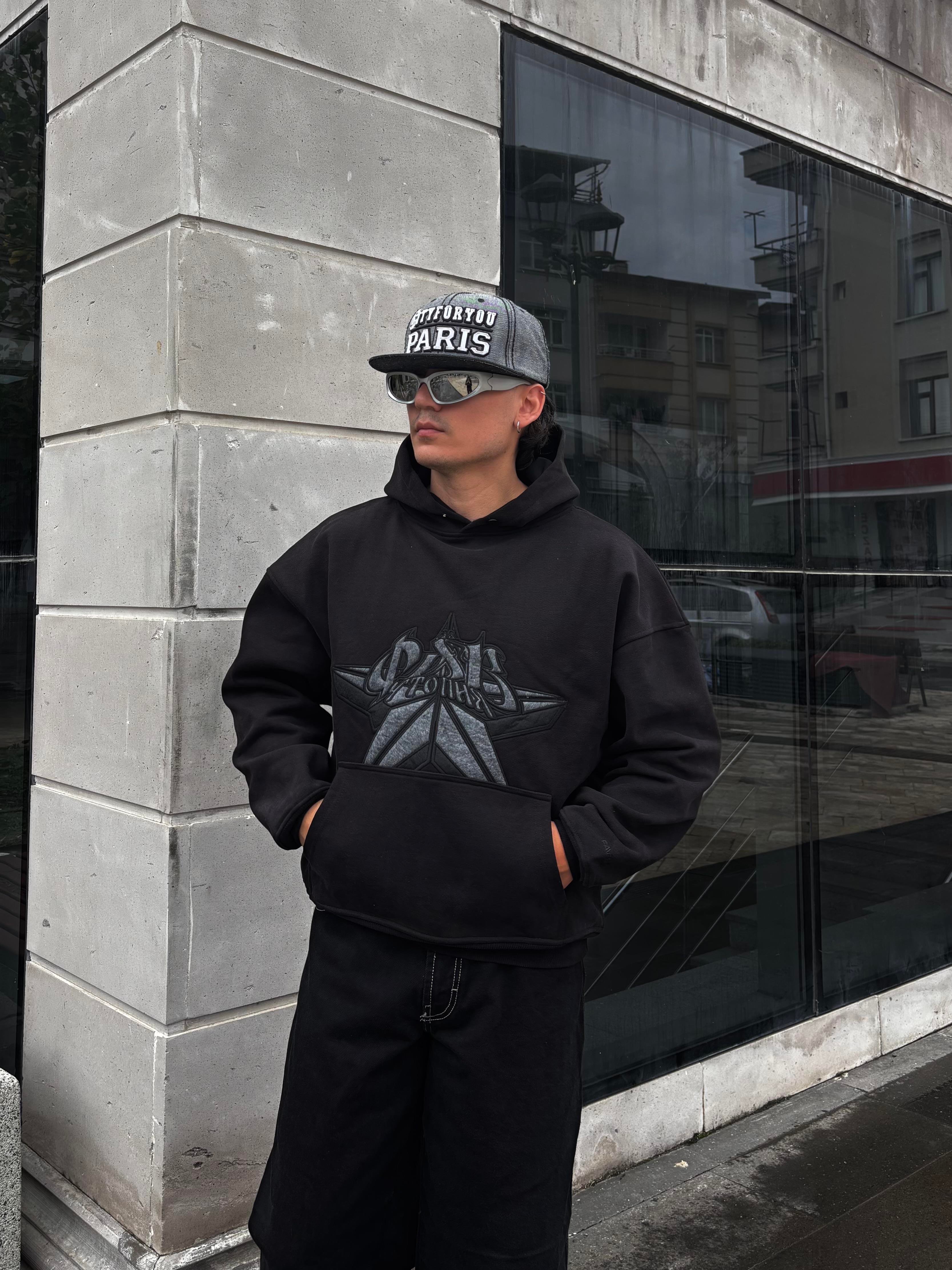 Premium Mold Stance Boxy Fit Nakışlı Hoodie 