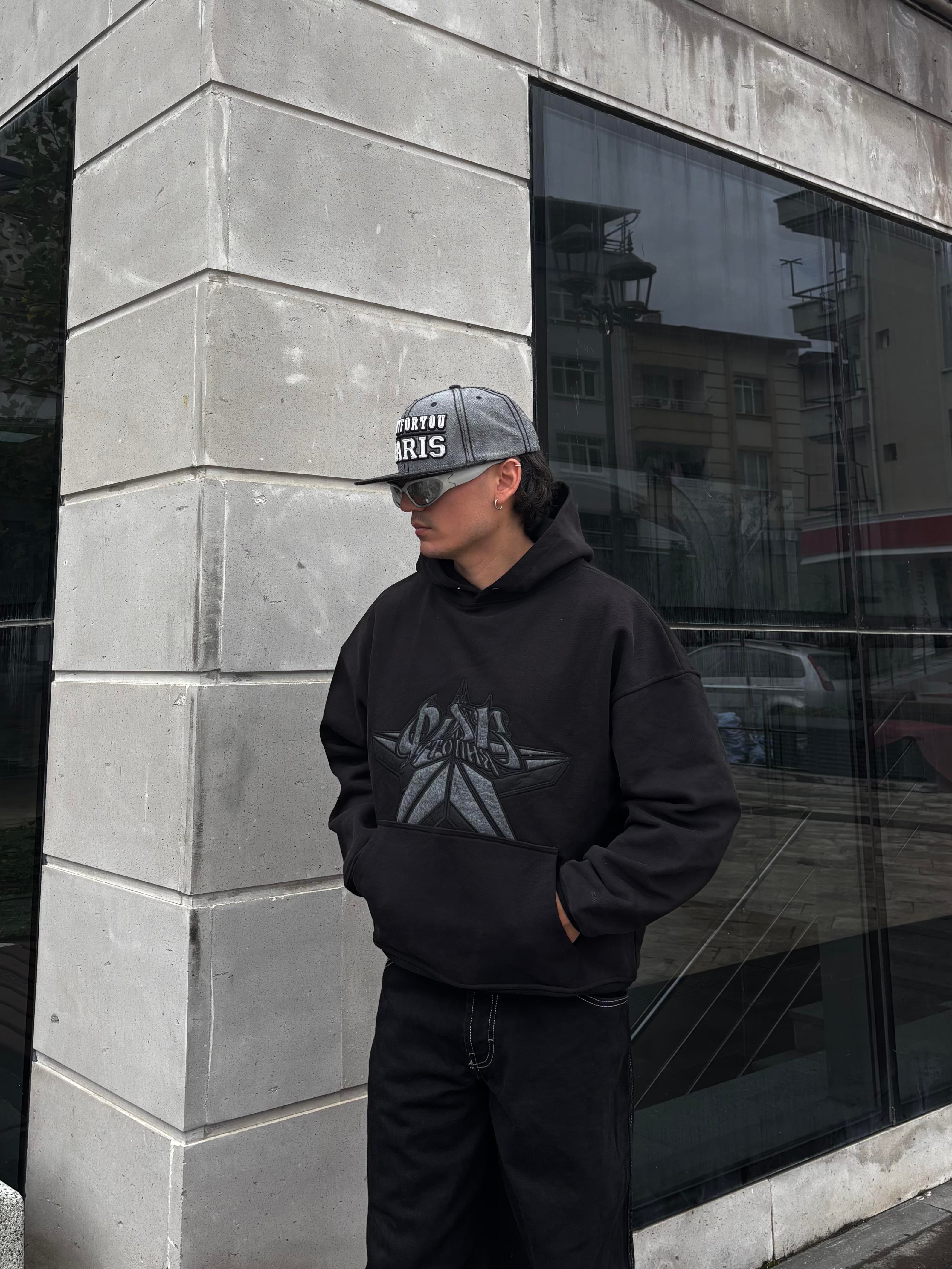 Premium Mold Stance Boxy Fit Nakışlı Hoodie 